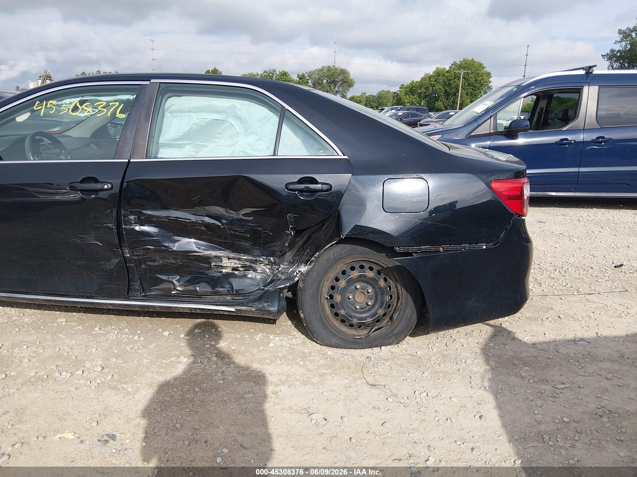 2012 Toyota Camry Le Black vin: 4T1BF1FK5CU031422