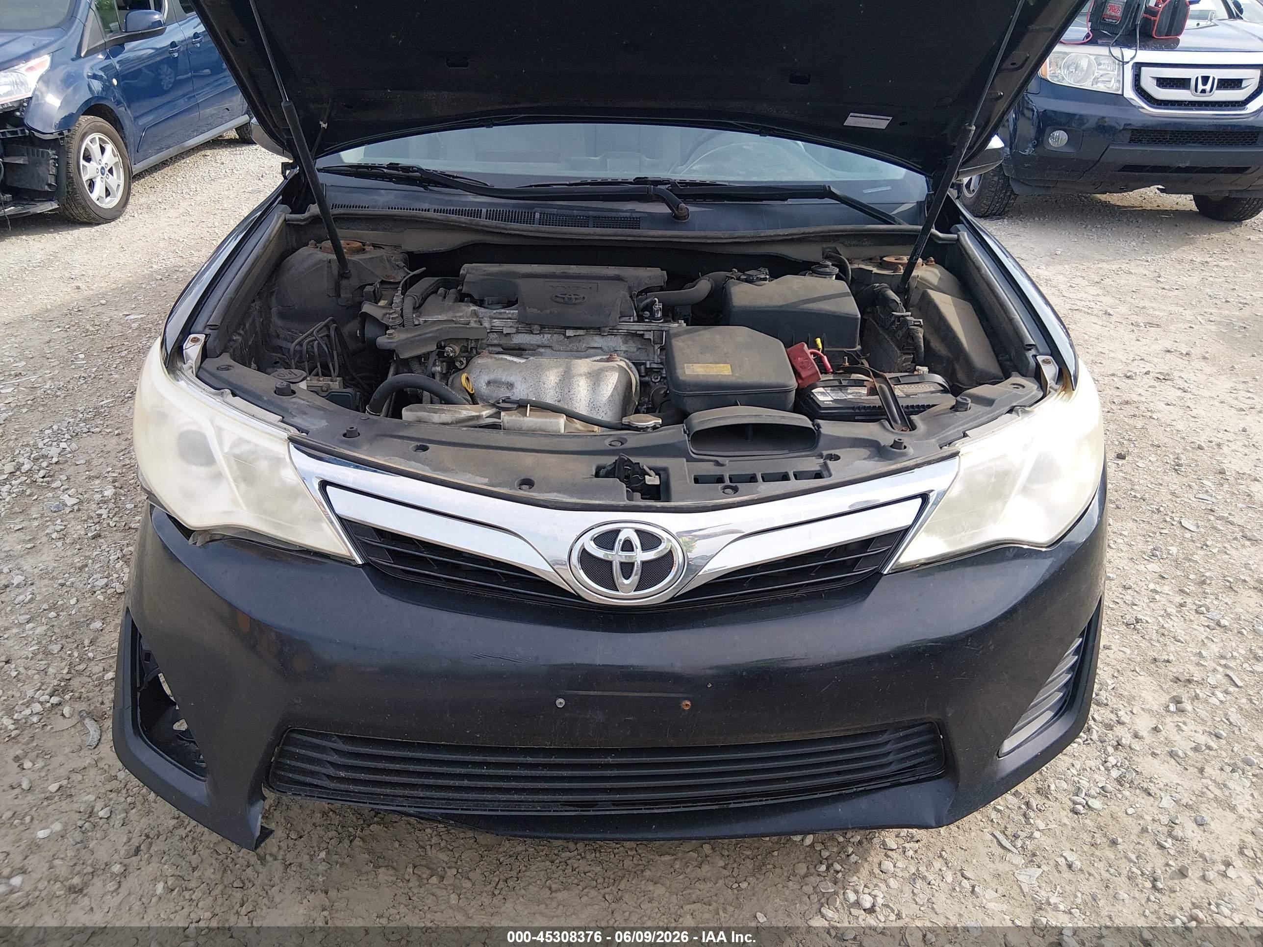 2012 Toyota Camry Le Black vin: 4T1BF1FK5CU031422