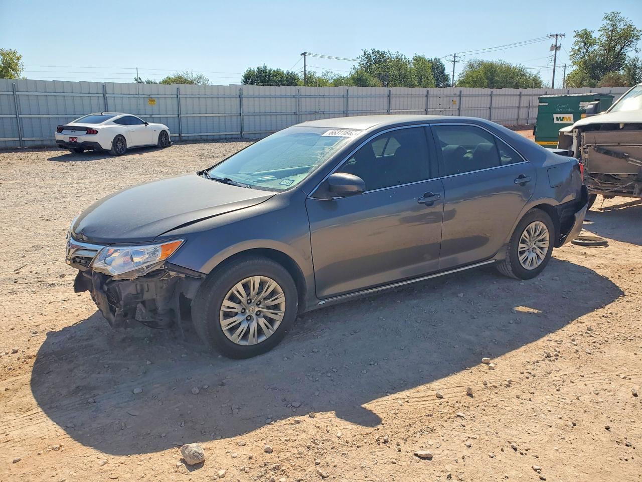 2012 Toyota Camry Le Gray vin: 4T1BF1FK5CU042551