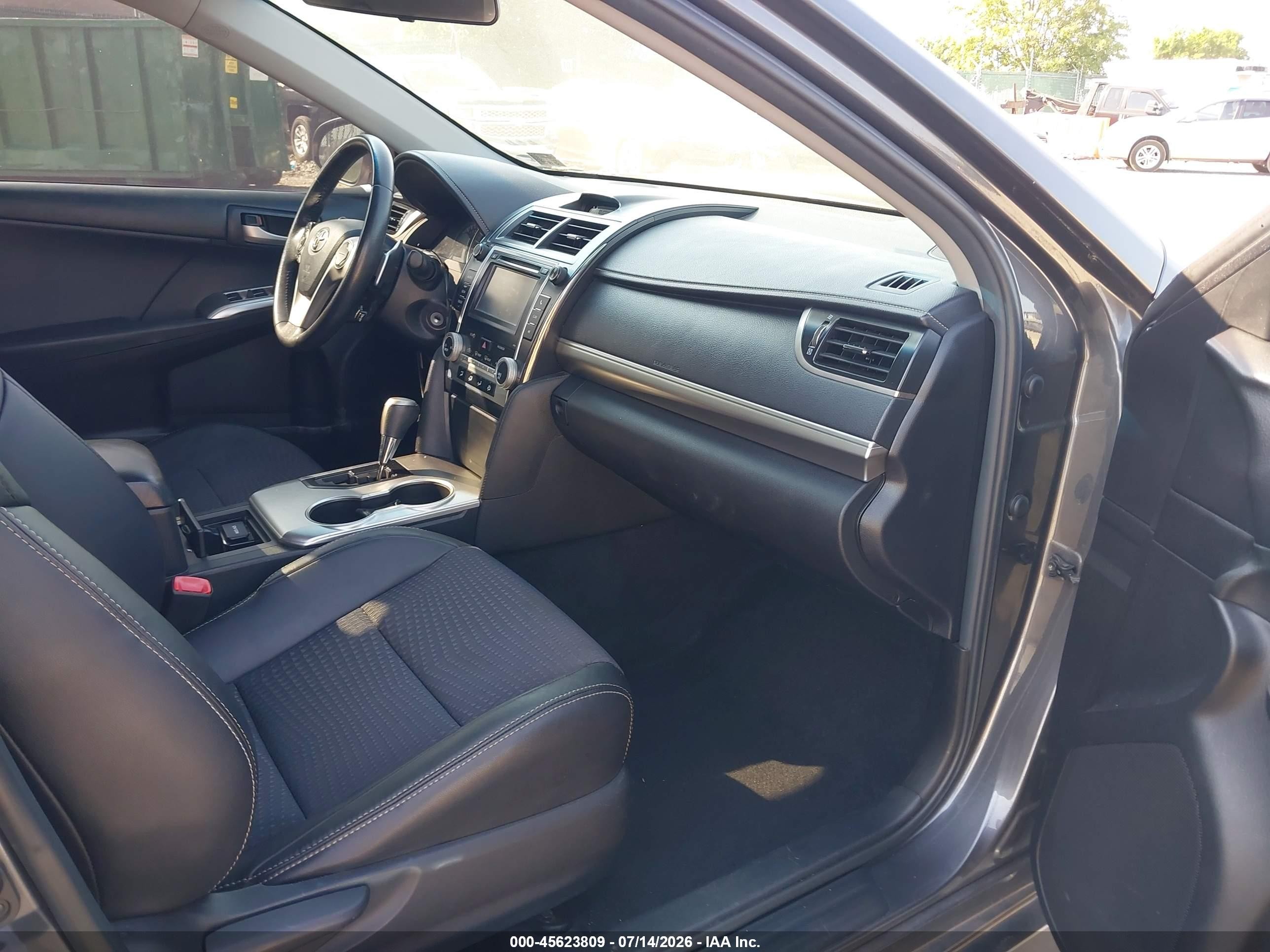2012 Toyota Camry Se Gray vin: 4T1BF1FK5CU044980
