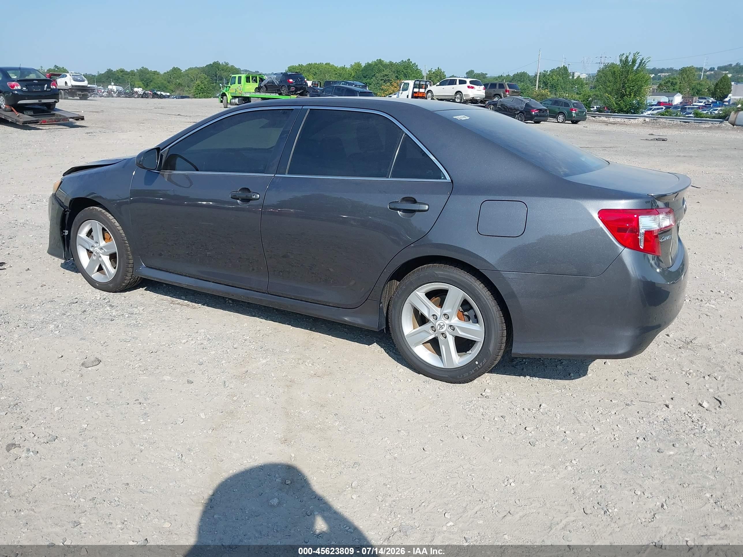 2012 Toyota Camry Se Gray vin: 4T1BF1FK5CU044980