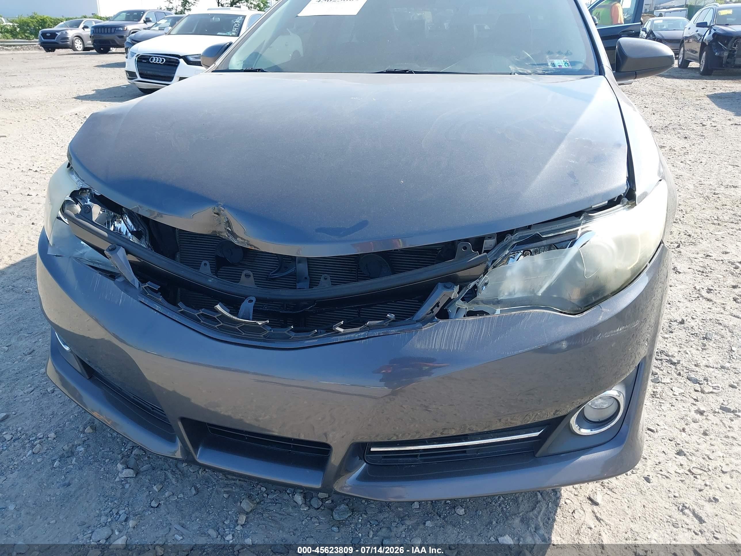 2012 Toyota Camry Se Gray vin: 4T1BF1FK5CU044980