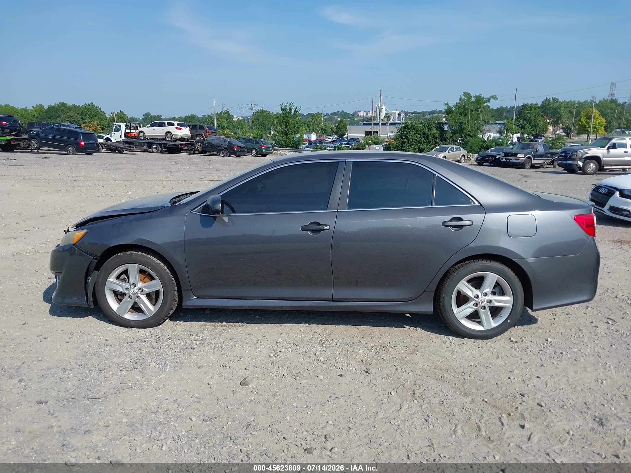 2012 Toyota Camry Se Gray vin: 4T1BF1FK5CU044980