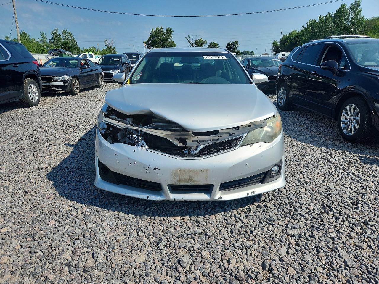2012 Toyota Camry Se Silver vin: 4T1BF1FK5CU048107