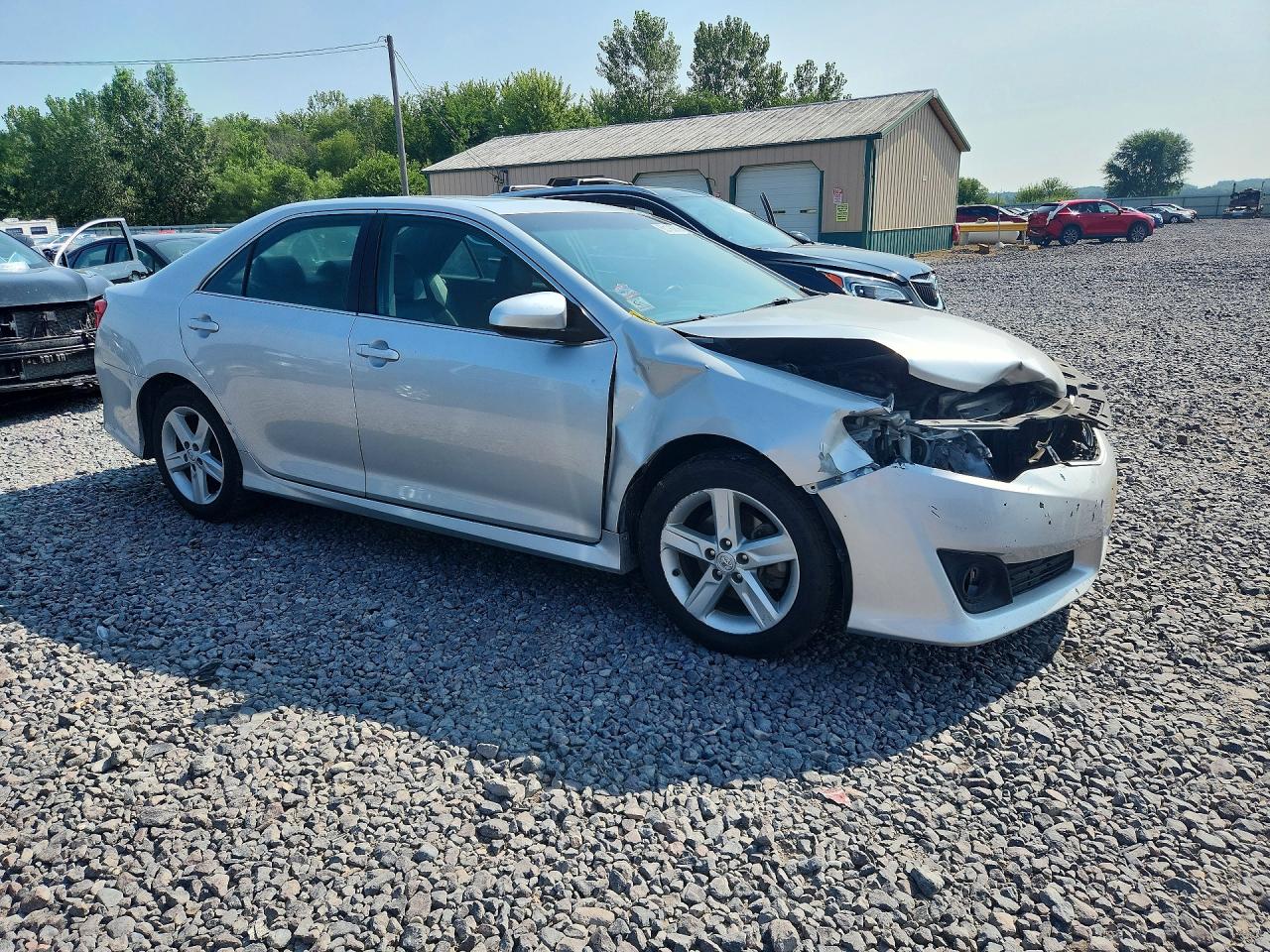 2012 Toyota Camry Se Silver vin: 4T1BF1FK5CU048107