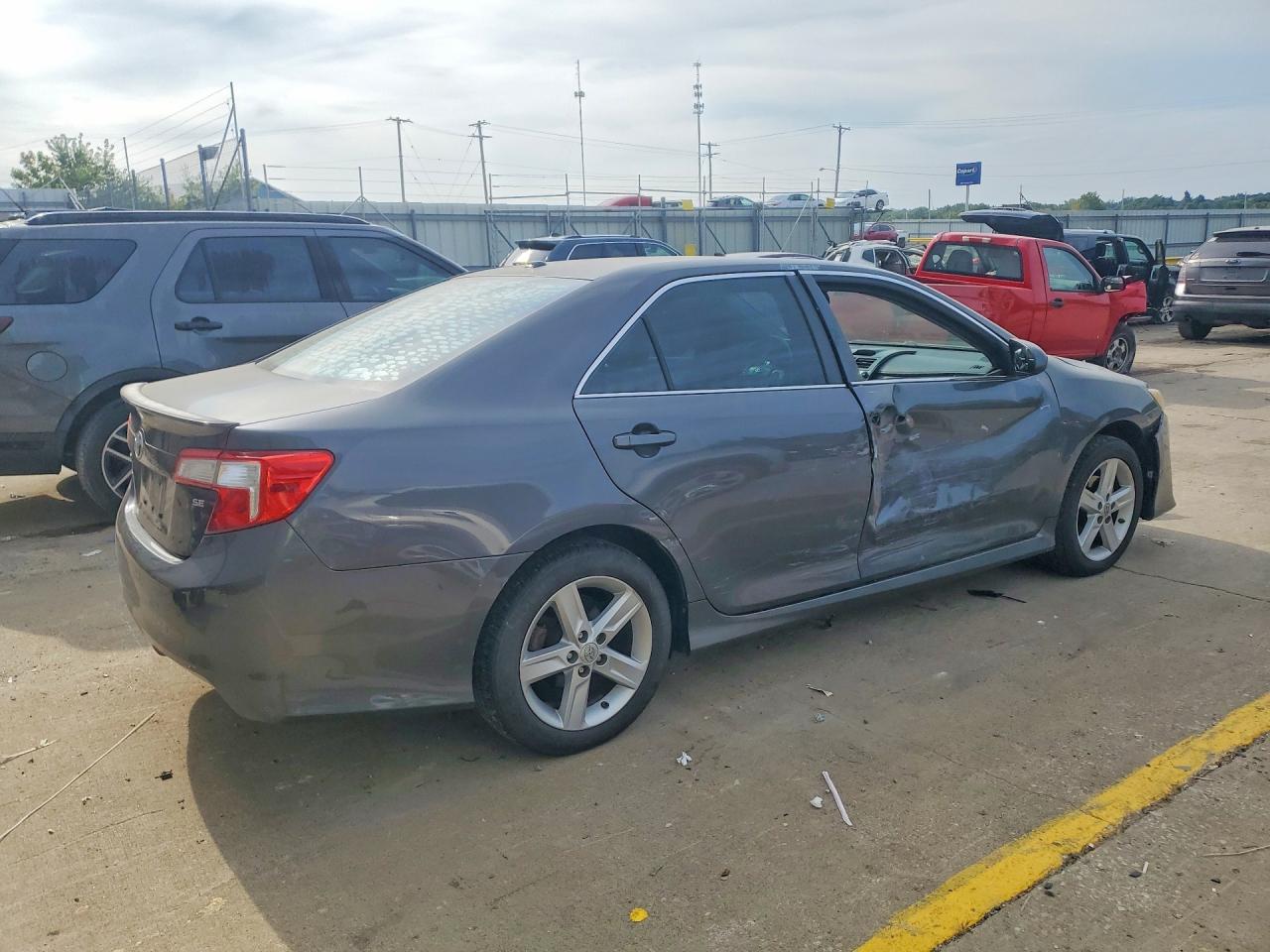 2012 Toyota Camry Se Gray vin: 4T1BF1FK5CU074156