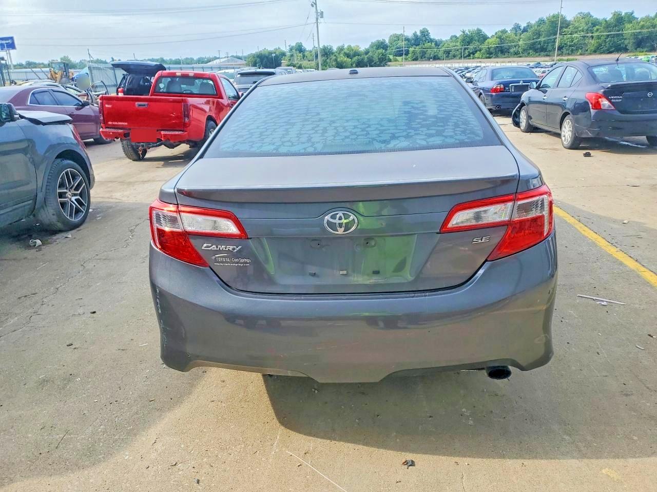 2012 Toyota Camry Se Gray vin: 4T1BF1FK5CU074156