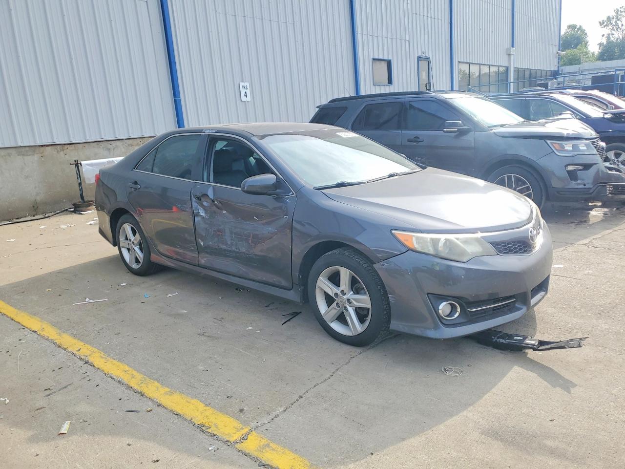 2012 Toyota Camry Se Gray vin: 4T1BF1FK5CU074156