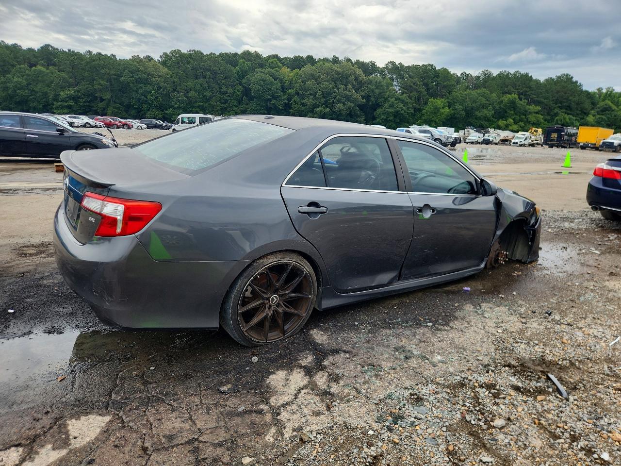 2012 Toyota Camry Se Gray vin: 4T1BF1FK5CU077218