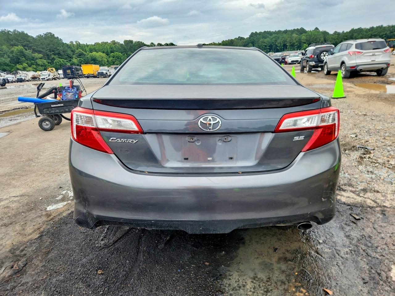 2012 Toyota Camry Se Gray vin: 4T1BF1FK5CU077218