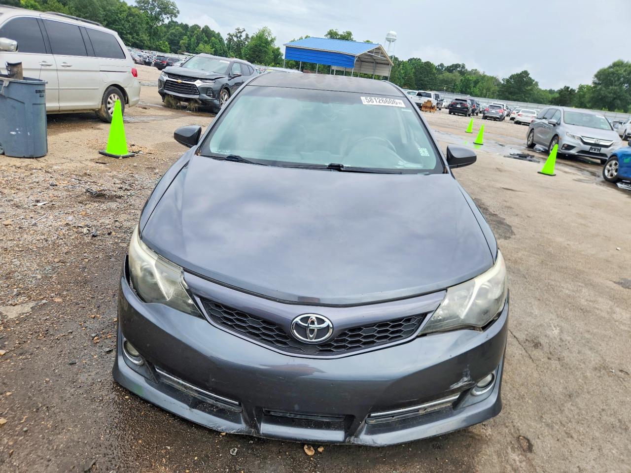 2012 Toyota Camry Se Gray vin: 4T1BF1FK5CU077218