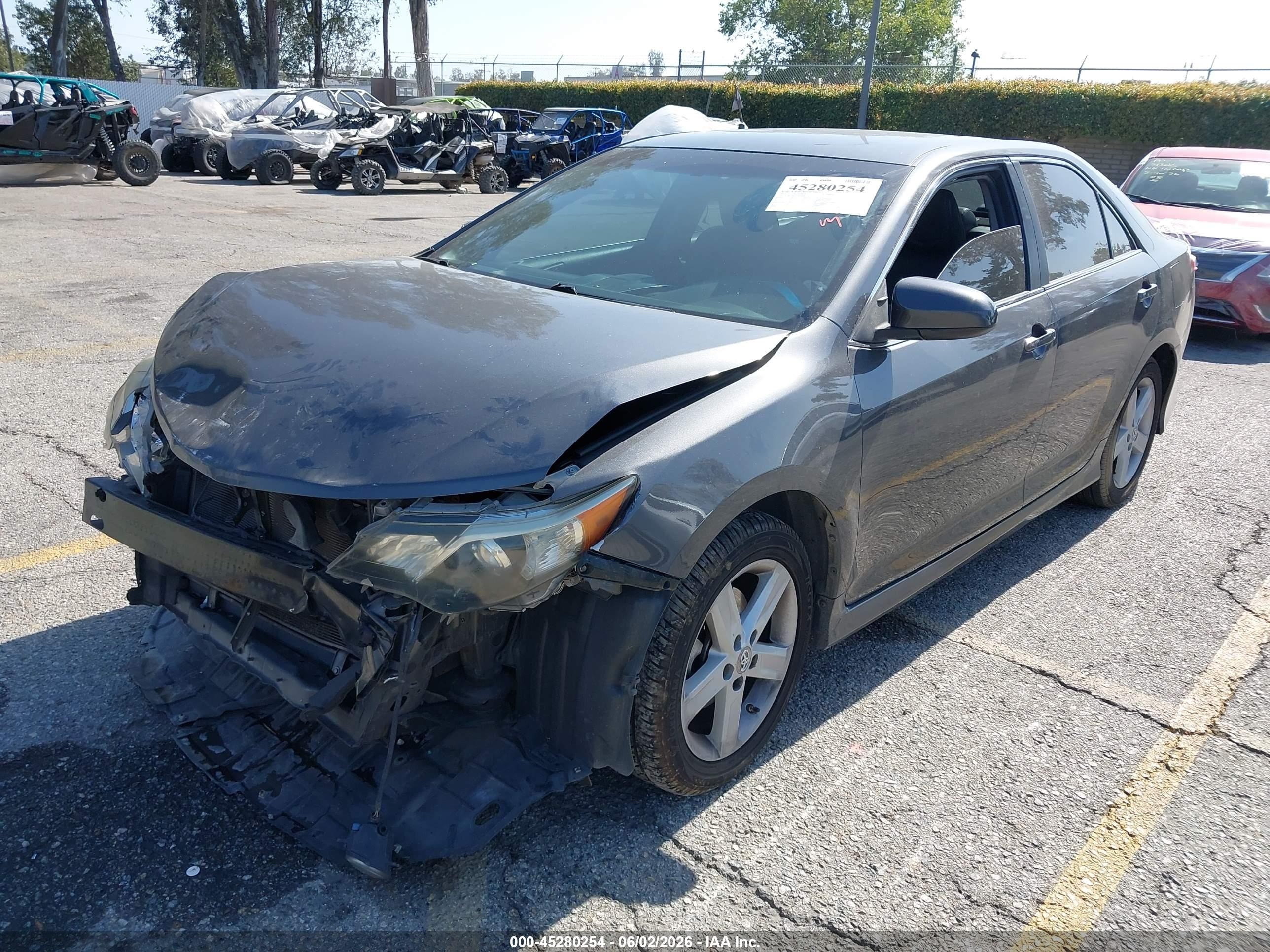 2012 Toyota Camry Se Серый vin: 4T1BF1FK5CU080068