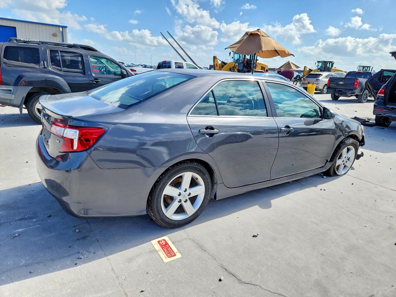 2012 Toyota Camry Se Серый vin: 4T1BF1FK5CU082743