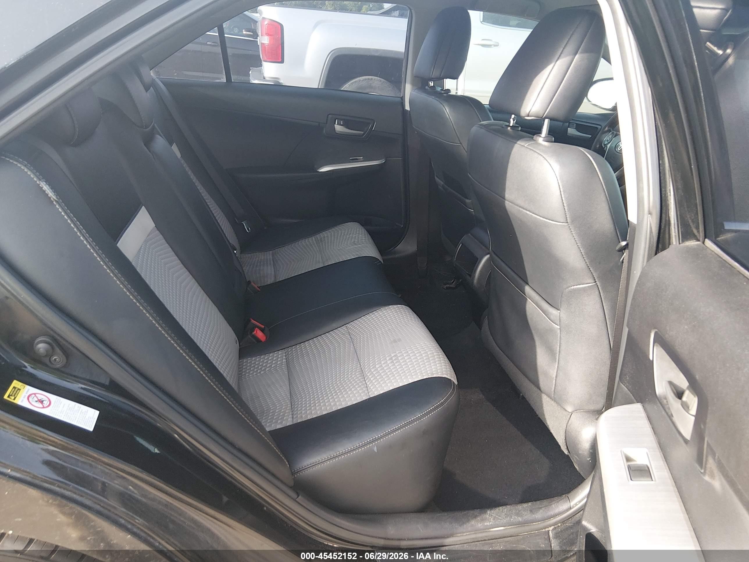 2012 Toyota Camry Se Черный vin: 4T1BF1FK5CU086016