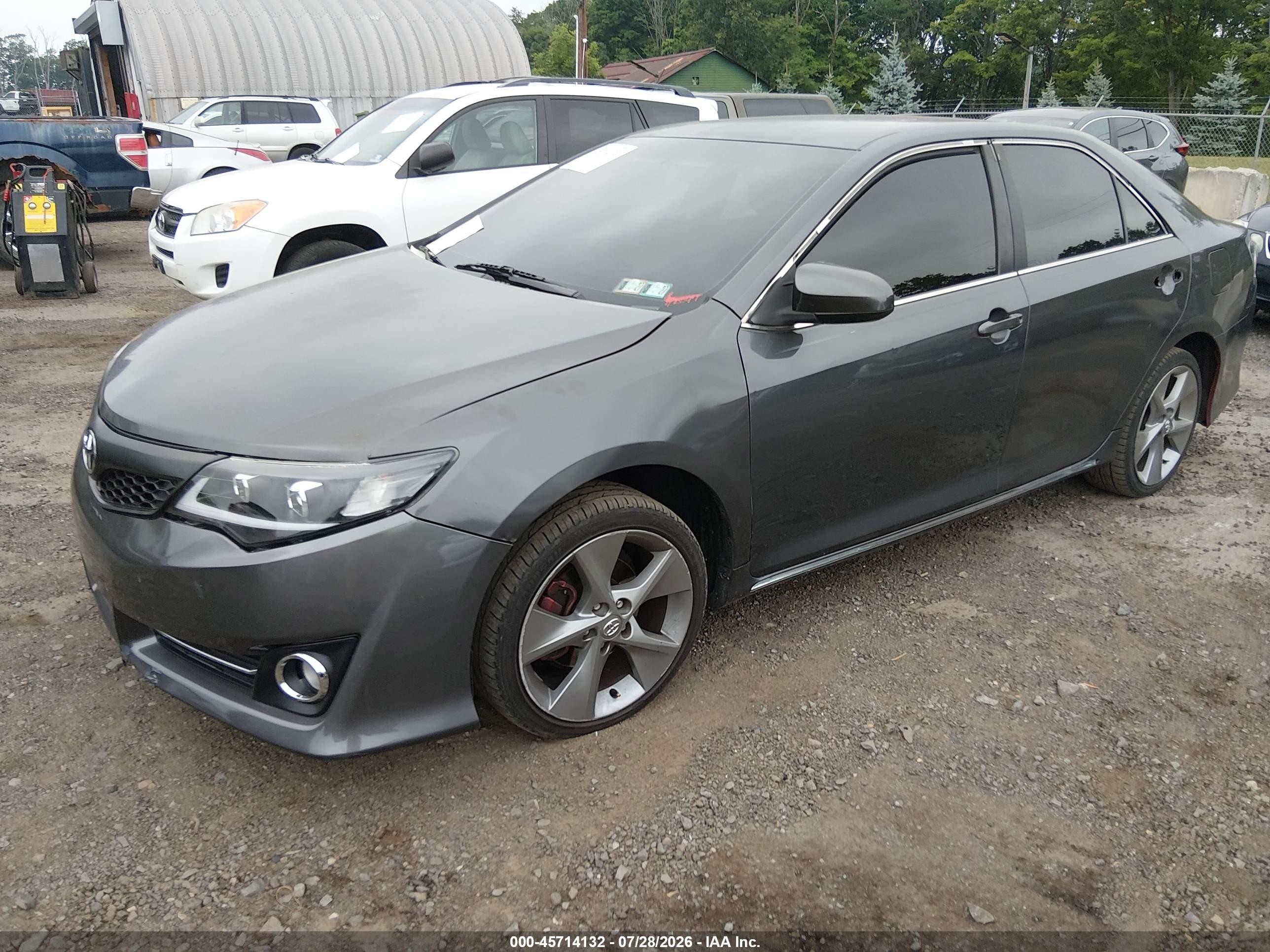 2012 Toyota Camry Le Gray vin: 4T1BF1FK5CU087795