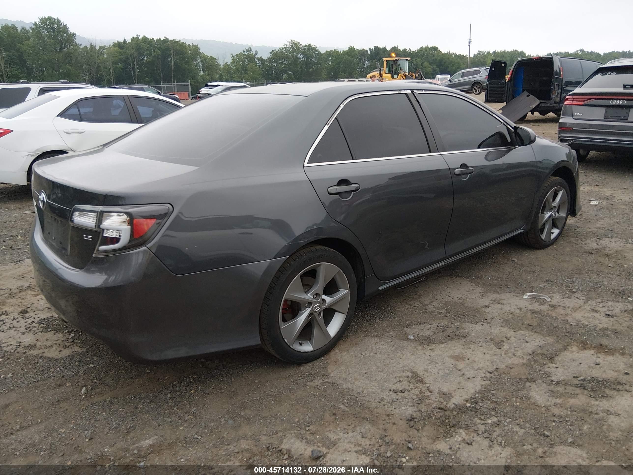 2012 Toyota Camry Le Gray vin: 4T1BF1FK5CU087795