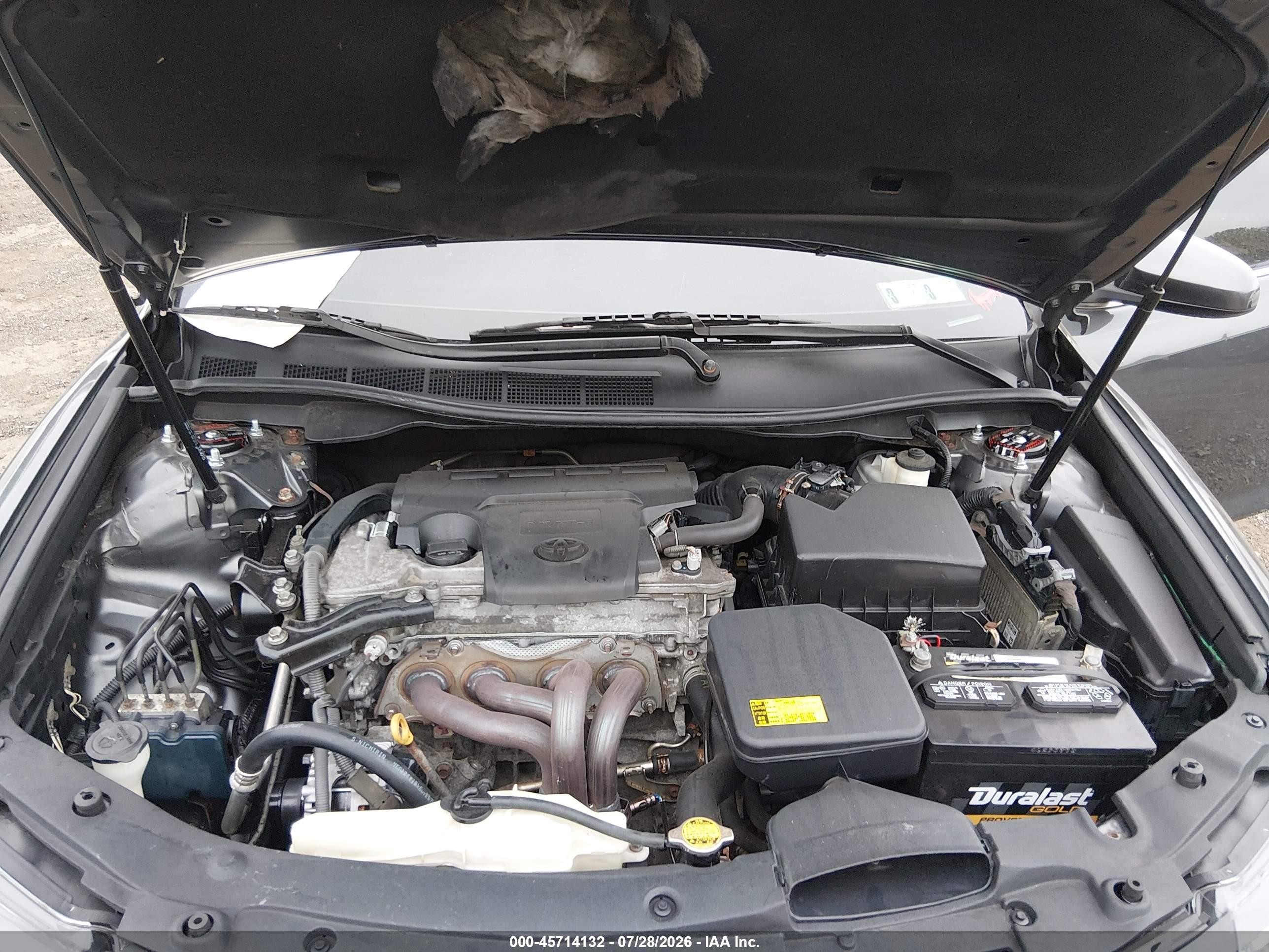 2012 Toyota Camry Le Gray vin: 4T1BF1FK5CU087795