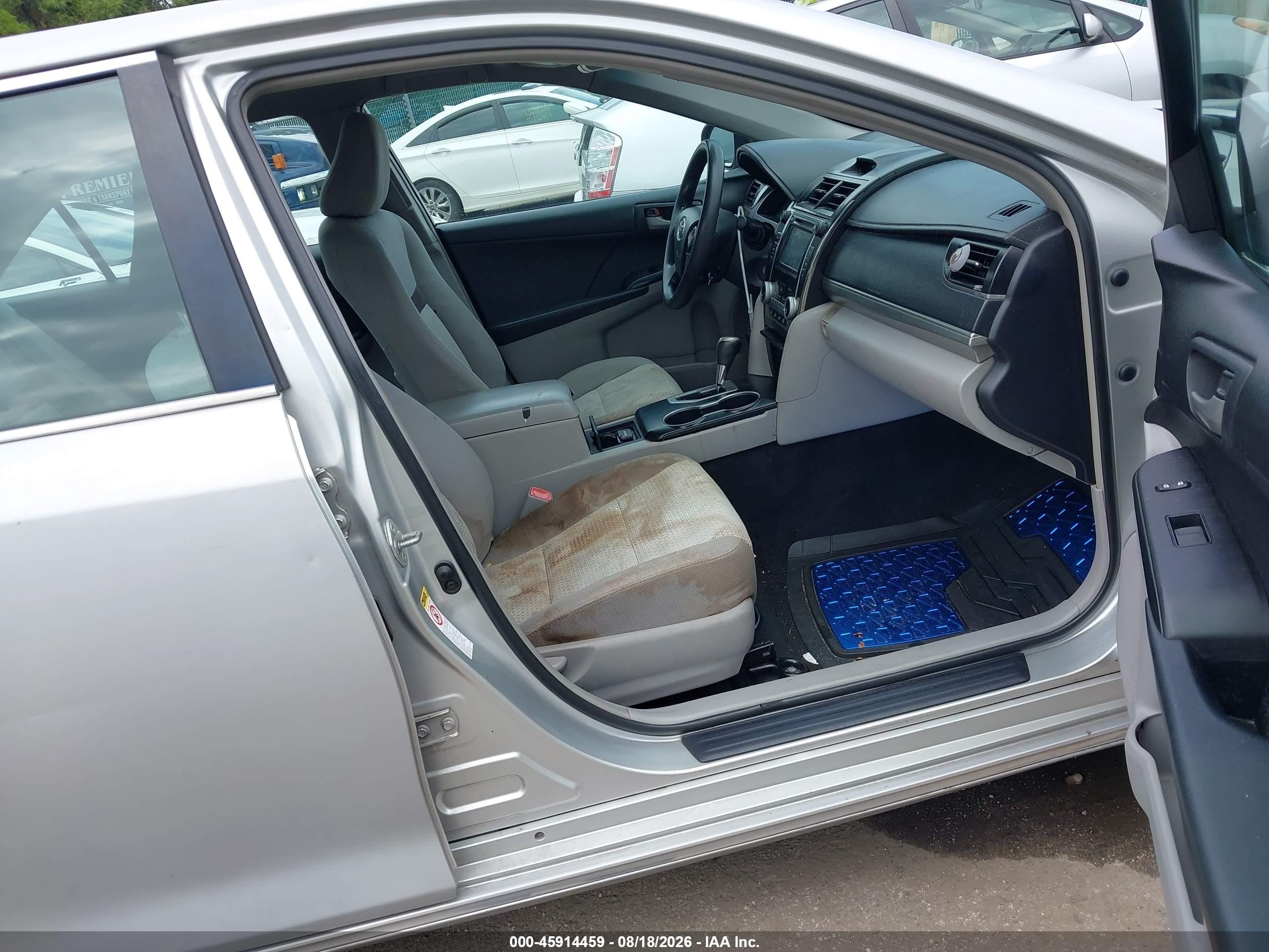 2012 Toyota Camry Le Silver vin: 4T1BF1FK5CU092317