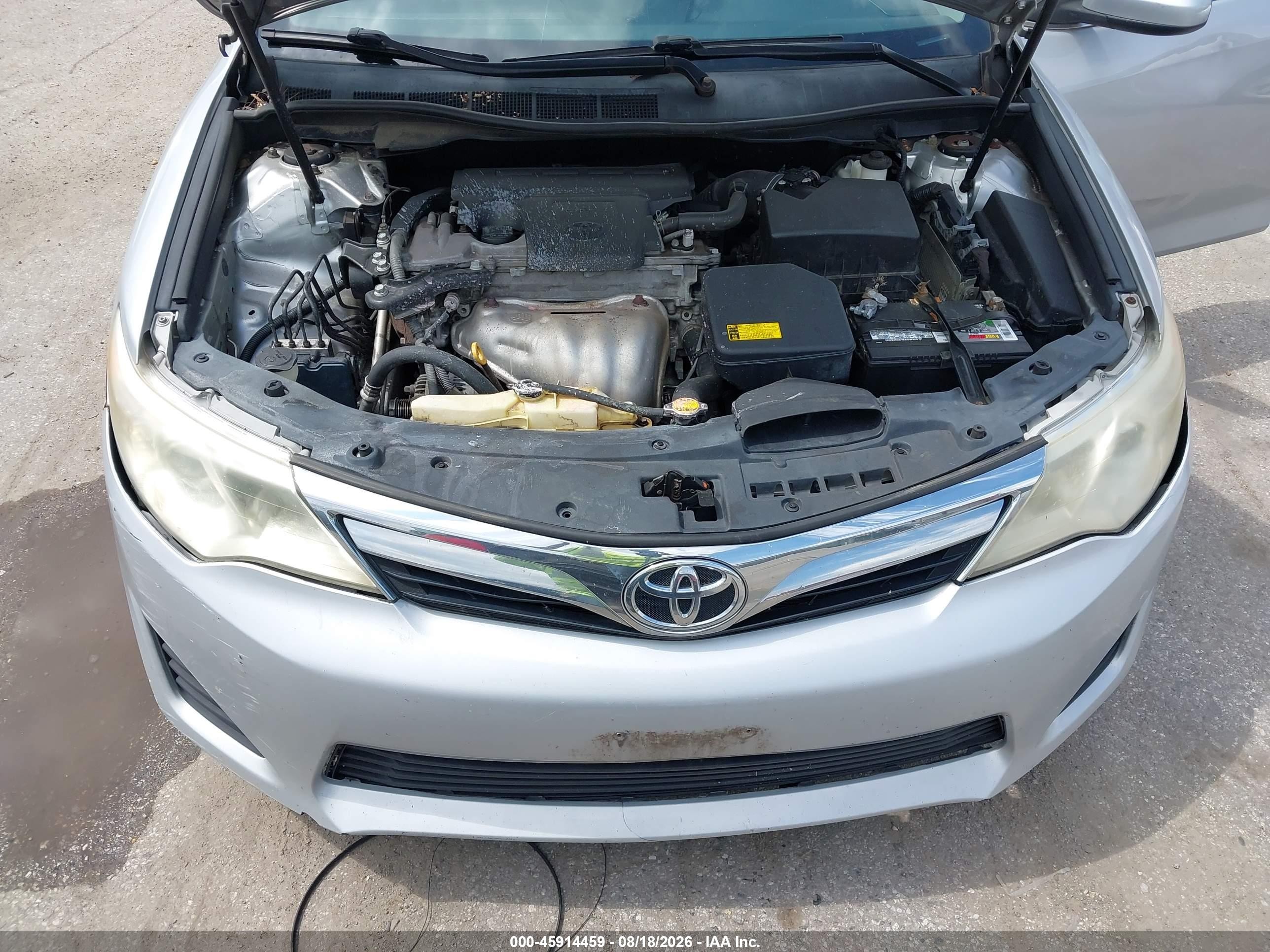 2012 Toyota Camry Le Silver vin: 4T1BF1FK5CU092317