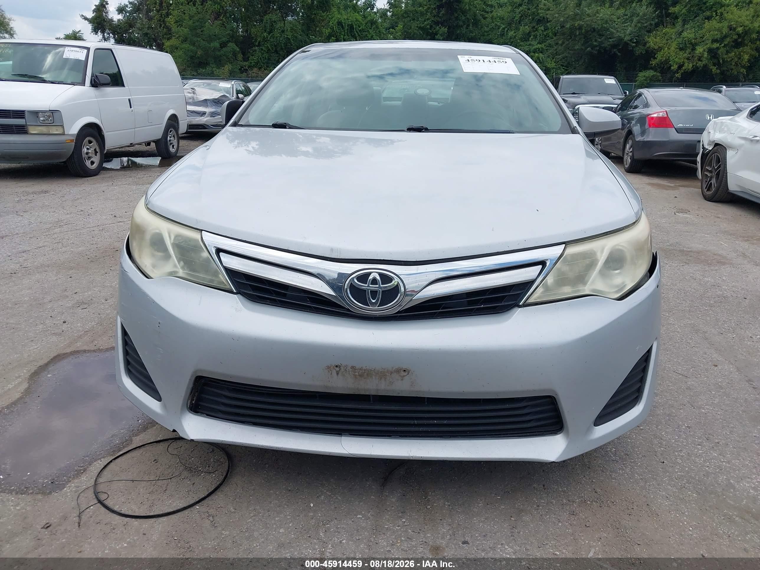2012 Toyota Camry Le Silver vin: 4T1BF1FK5CU092317