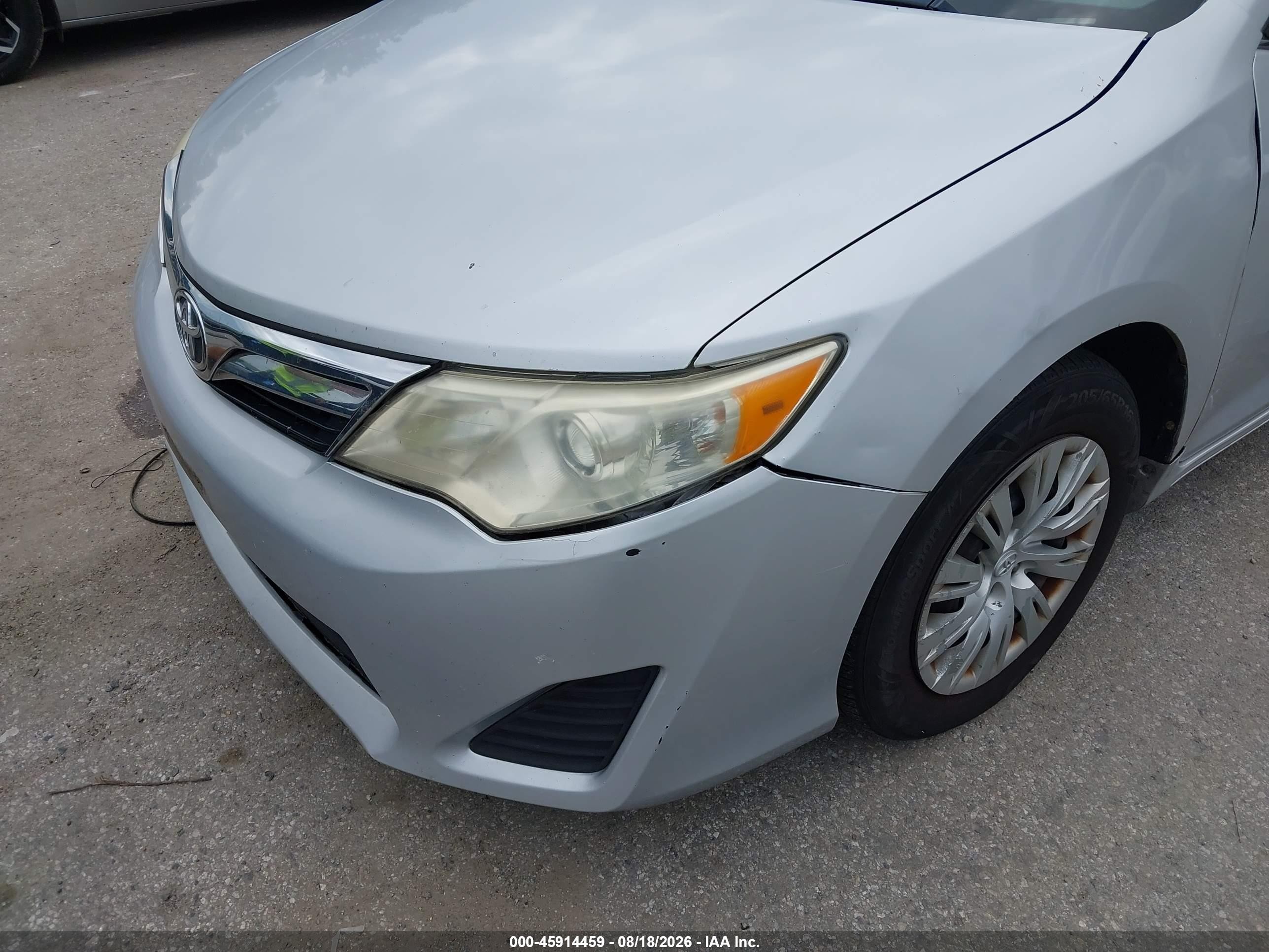 2012 Toyota Camry Le Silver vin: 4T1BF1FK5CU092317