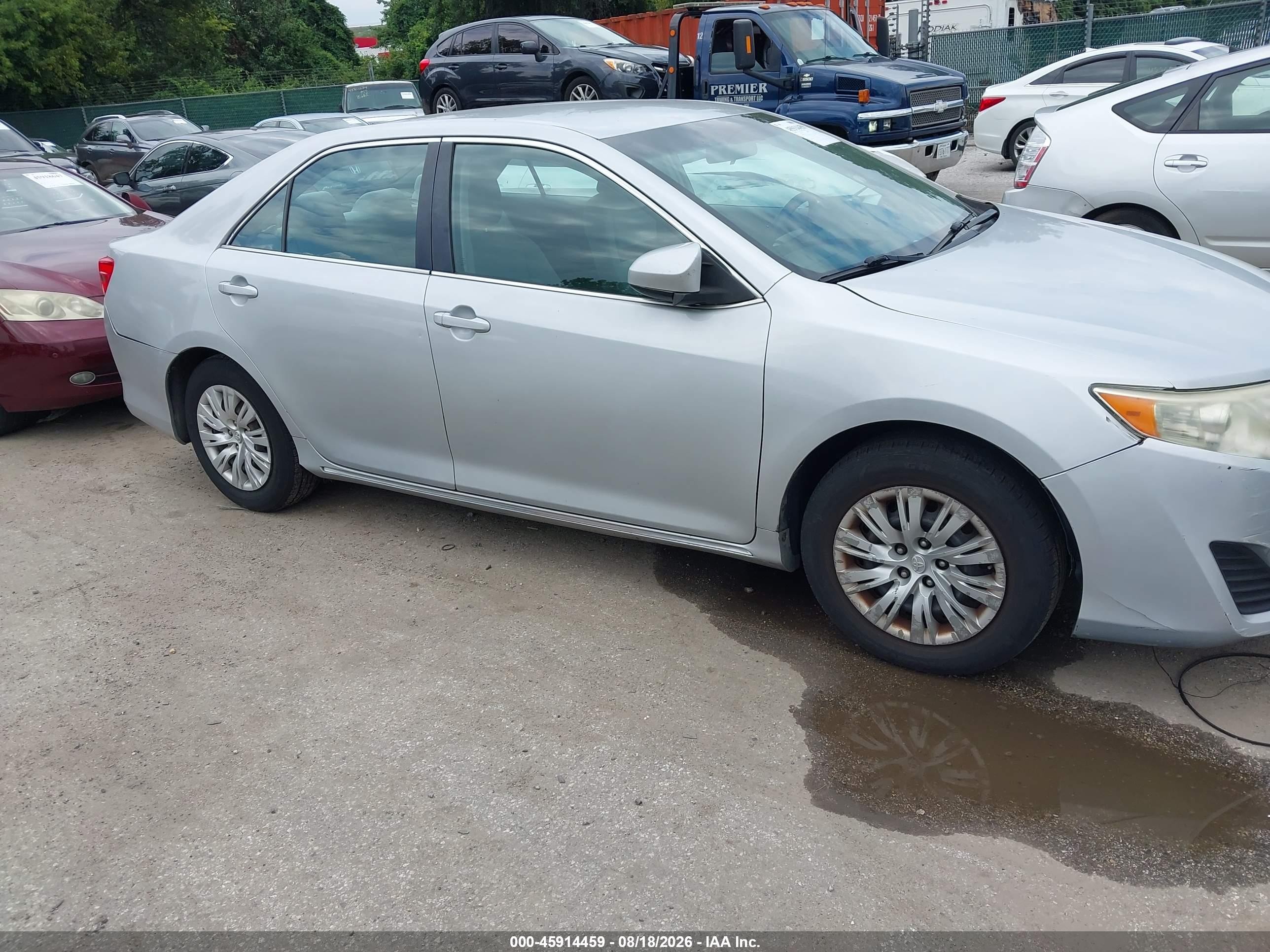 2012 Toyota Camry Le Silver vin: 4T1BF1FK5CU092317