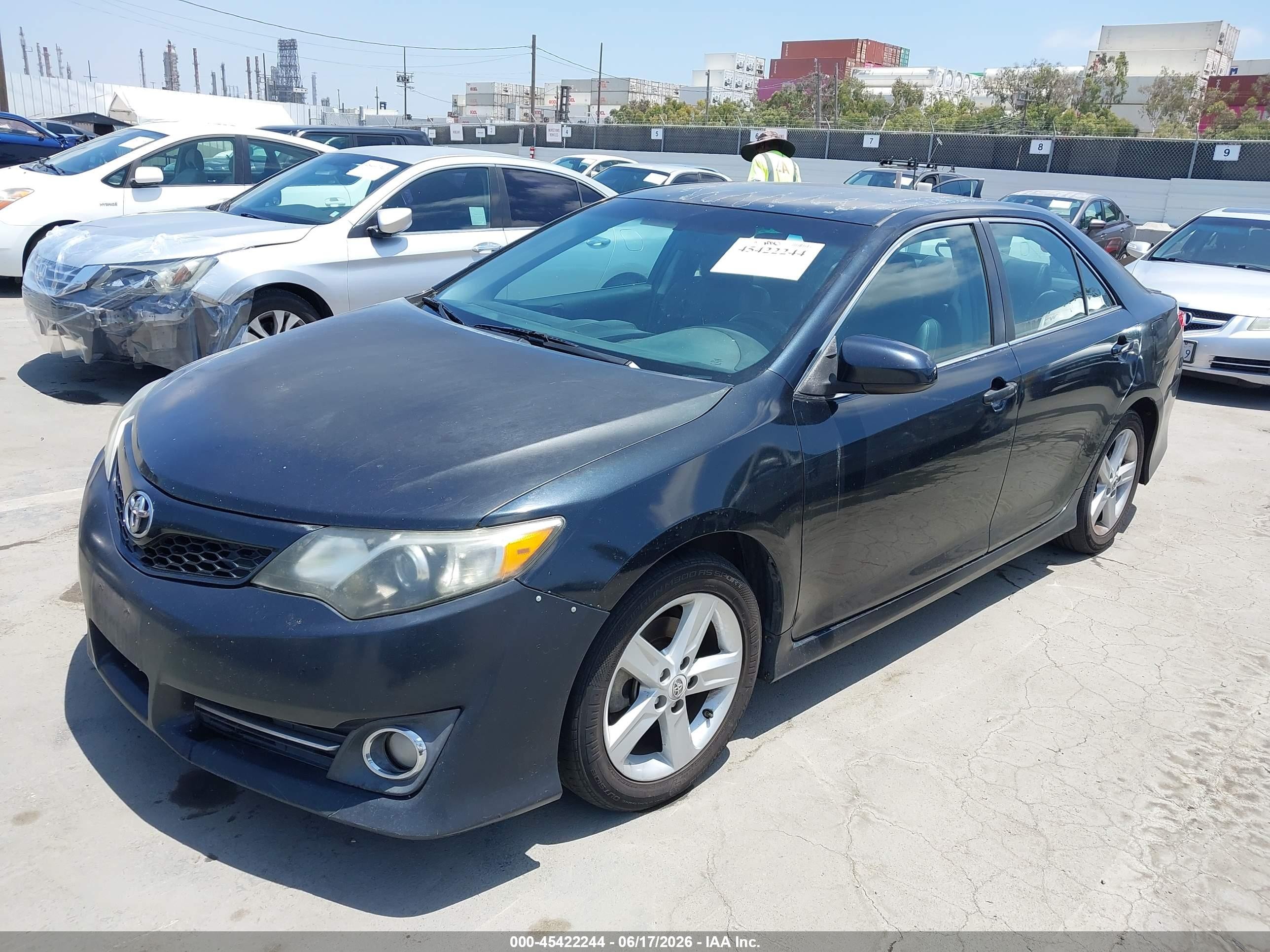 2012 Toyota Camry Se Black vin: 4T1BF1FK5CU097839