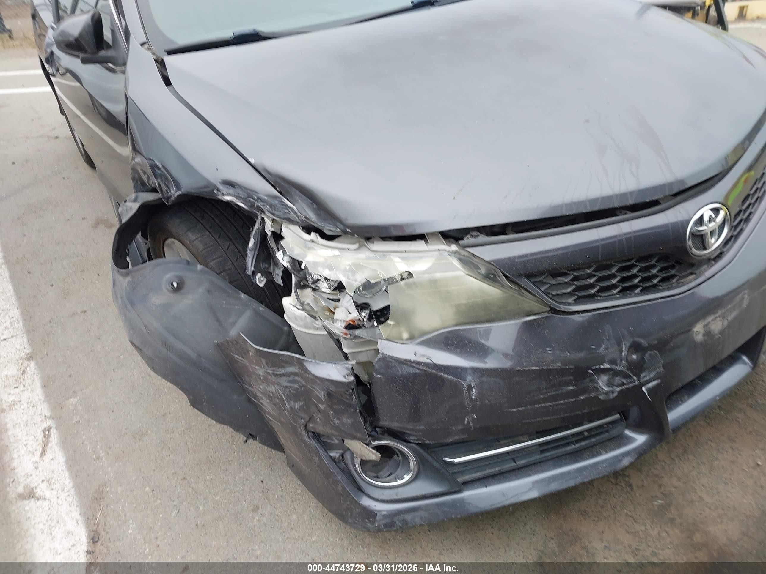 2012 Toyota Camry Se Gray vin: 4T1BF1FK5CU107981