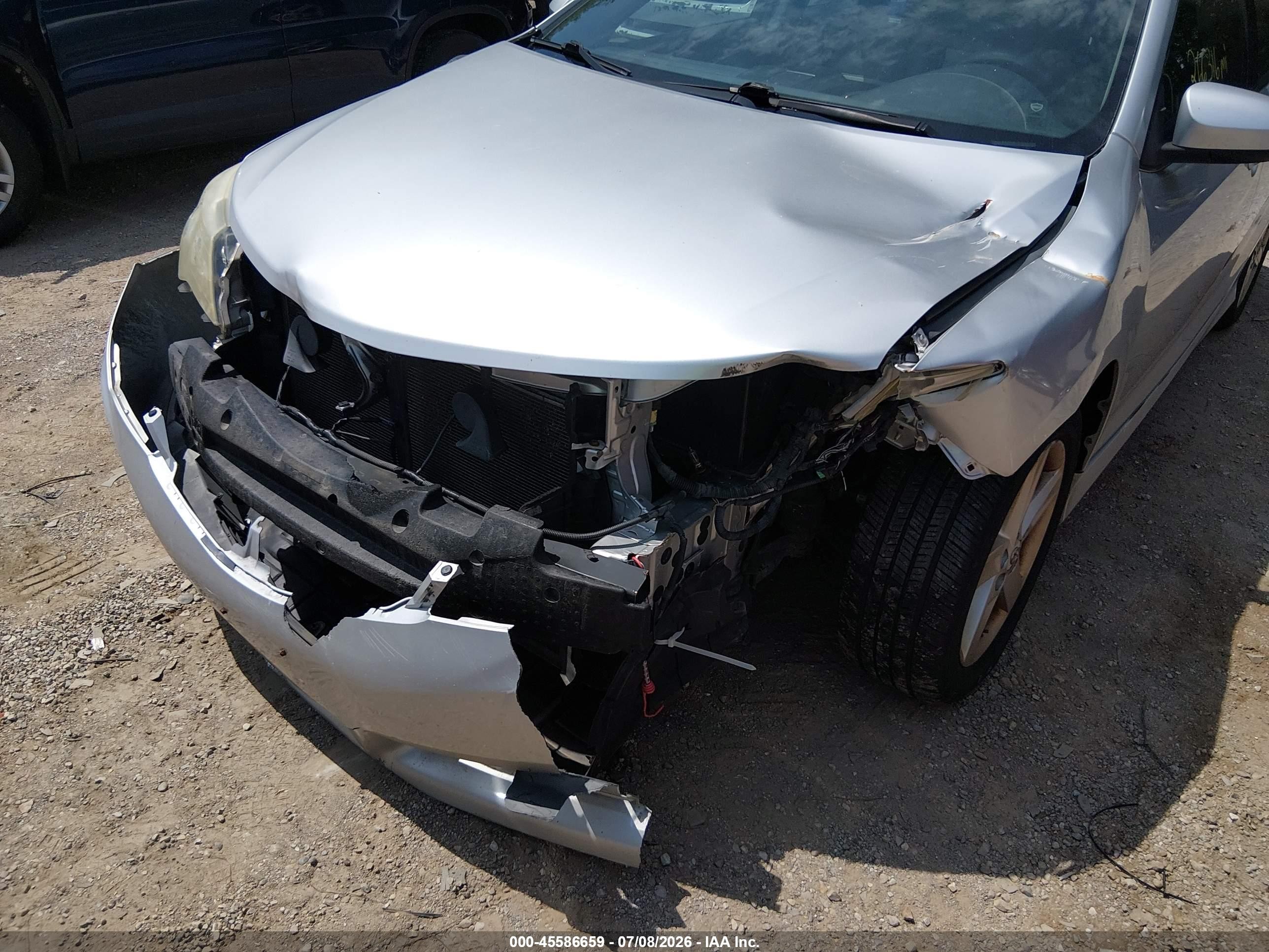 2012 Toyota Camry Se Silver vin: 4T1BF1FK5CU112775