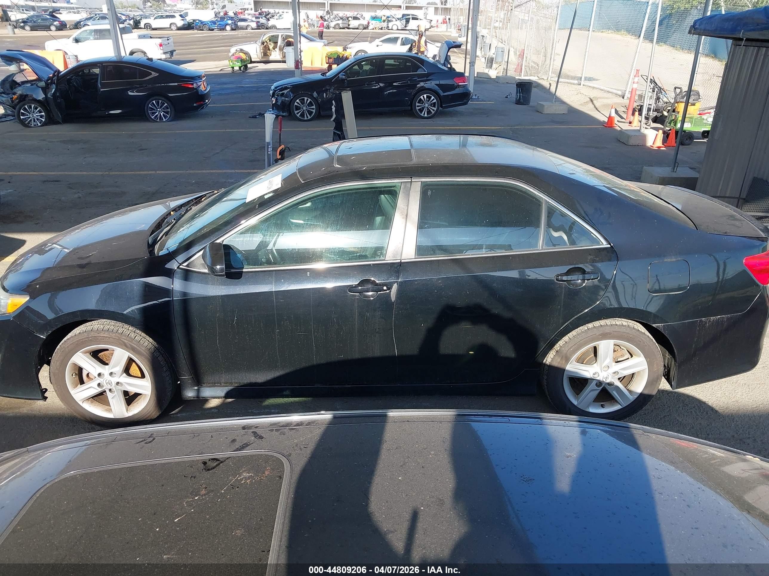 2012 Toyota Camry Se Черный vin: 4T1BF1FK5CU124019