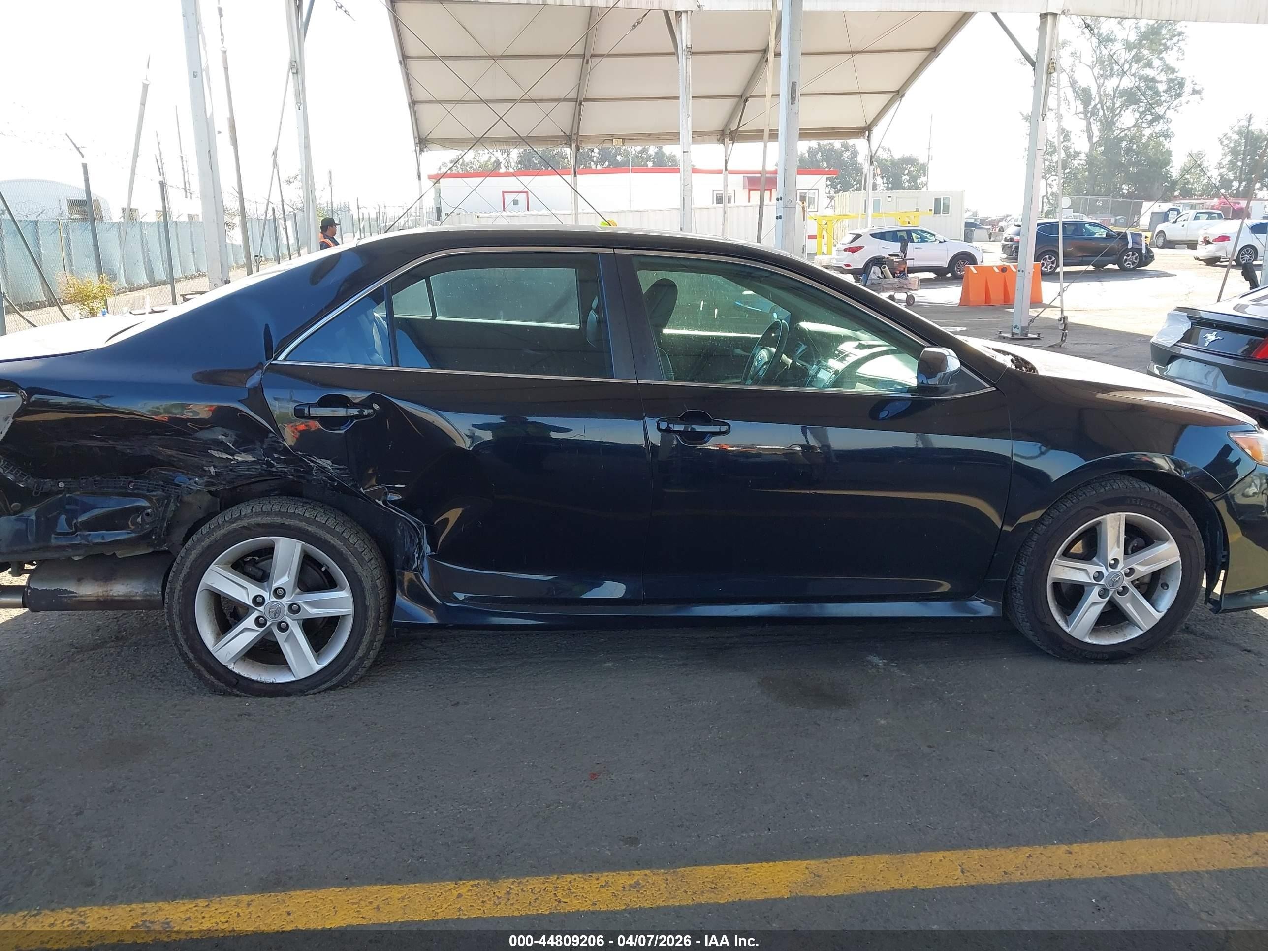 2012 Toyota Camry Se Черный vin: 4T1BF1FK5CU124019