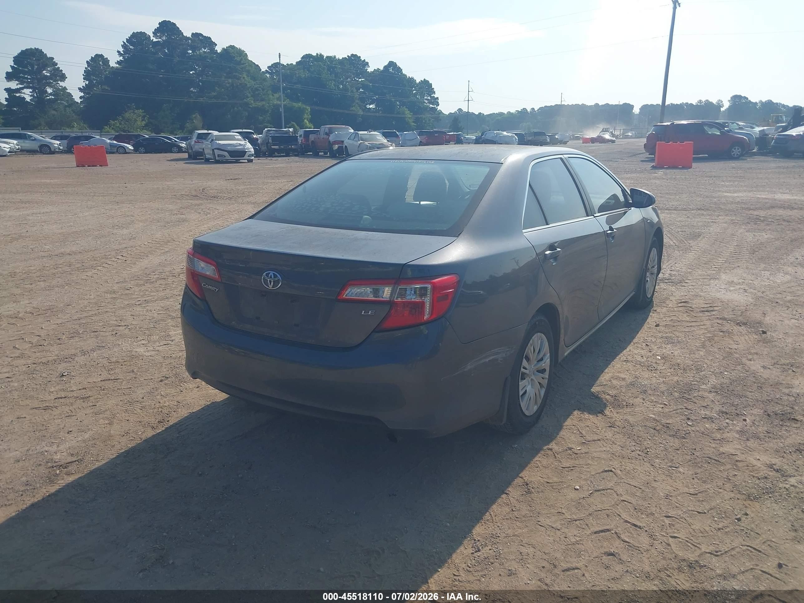 2012 Toyota Camry Le Gray vin: 4T1BF1FK5CU128166