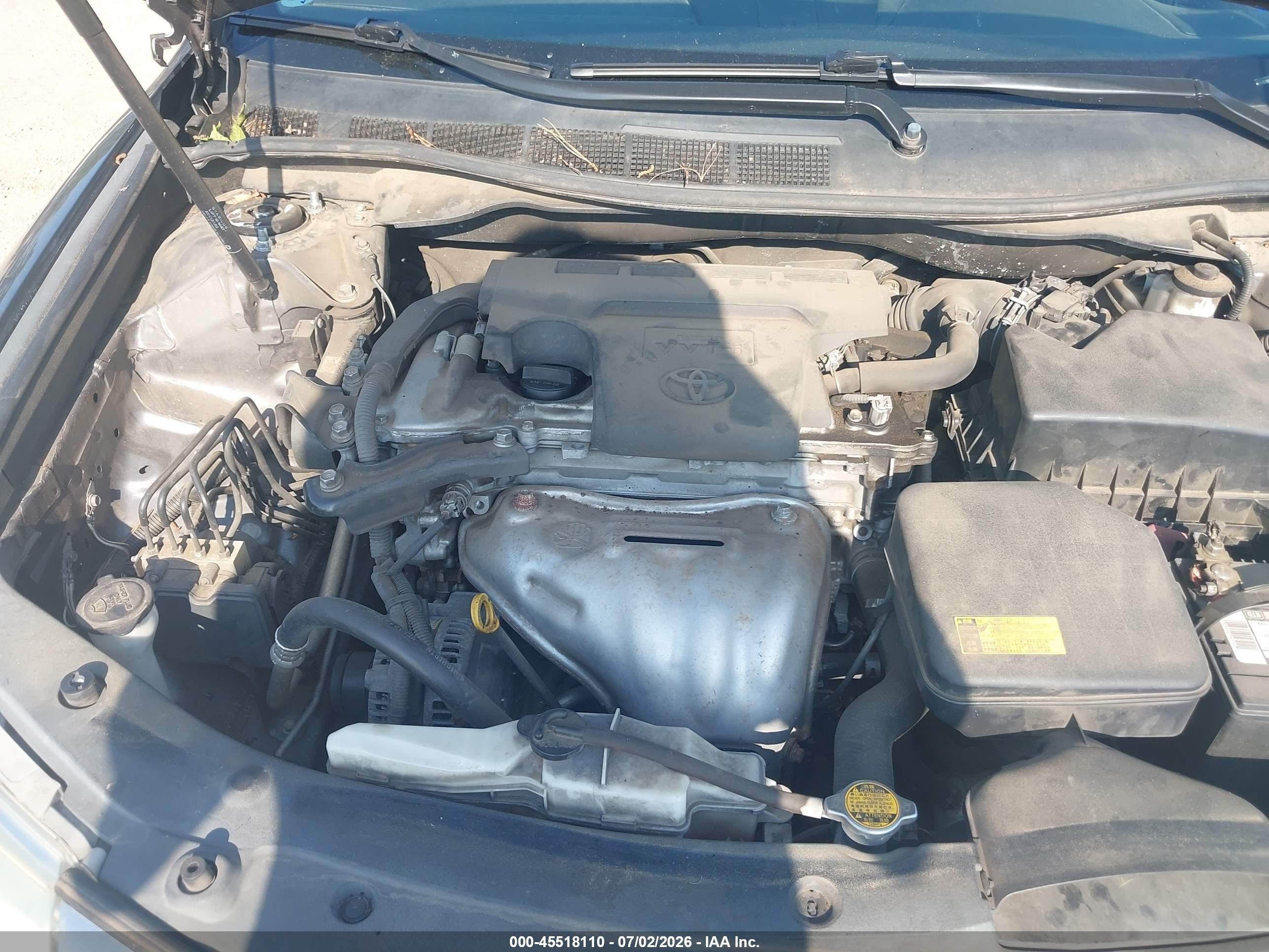 2012 Toyota Camry Le Gray vin: 4T1BF1FK5CU128166