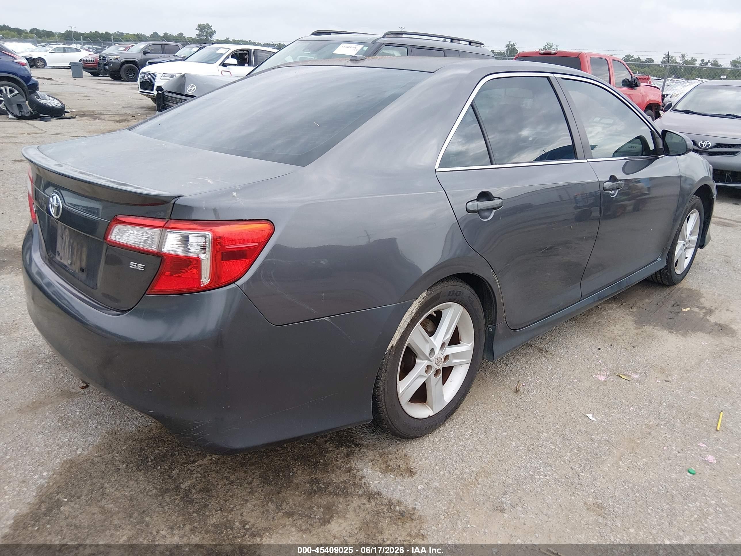 2012 Toyota Camry Se Gray vin: 4T1BF1FK5CU128748