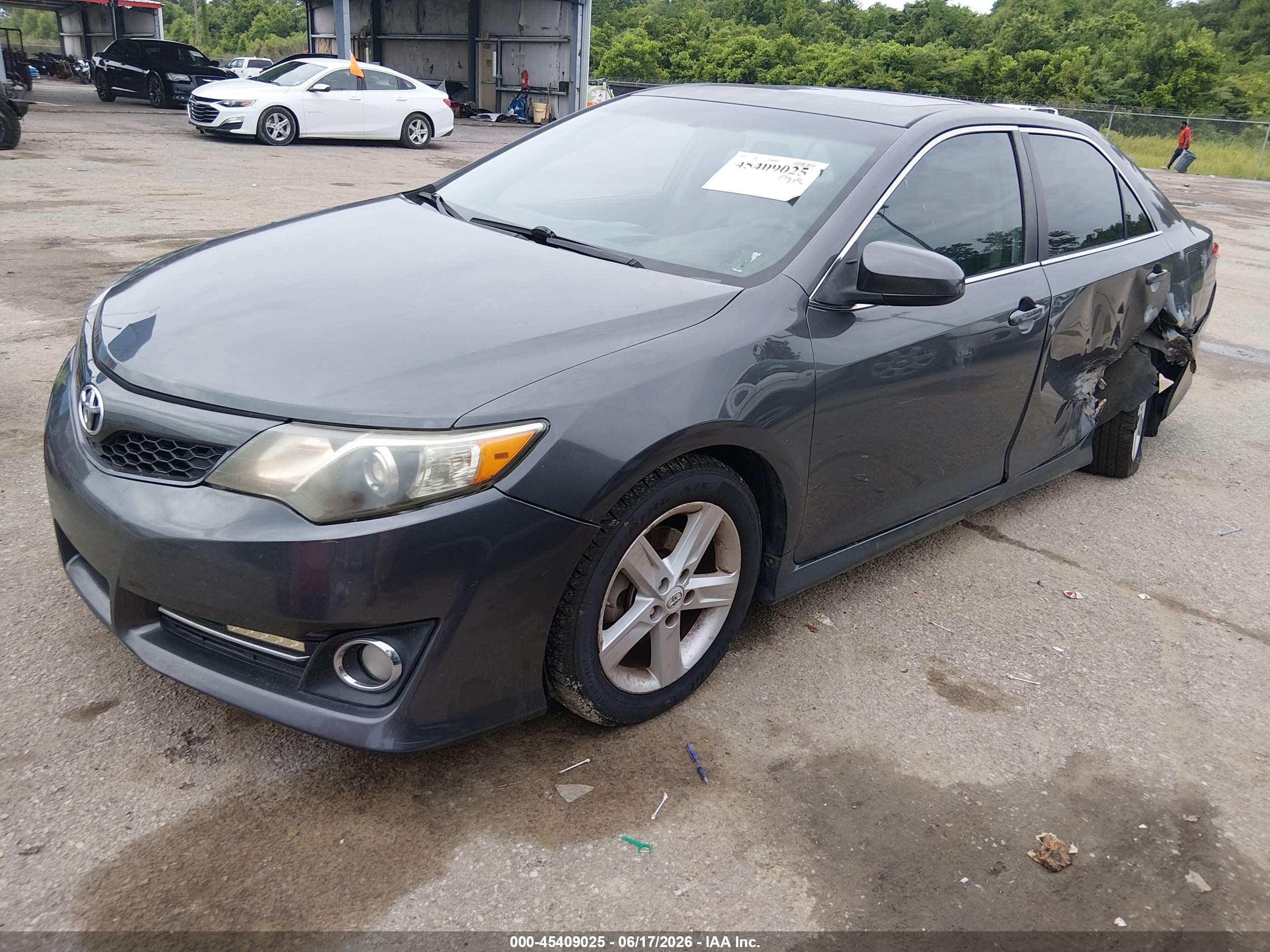 2012 Toyota Camry Se Gray vin: 4T1BF1FK5CU128748
