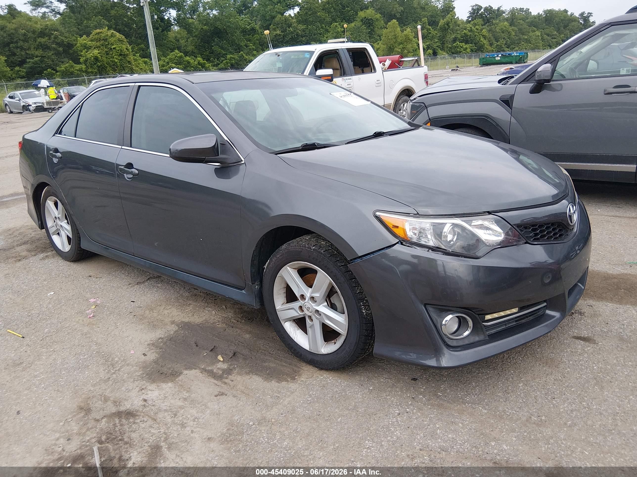 2012 Toyota Camry Se Gray vin: 4T1BF1FK5CU128748
