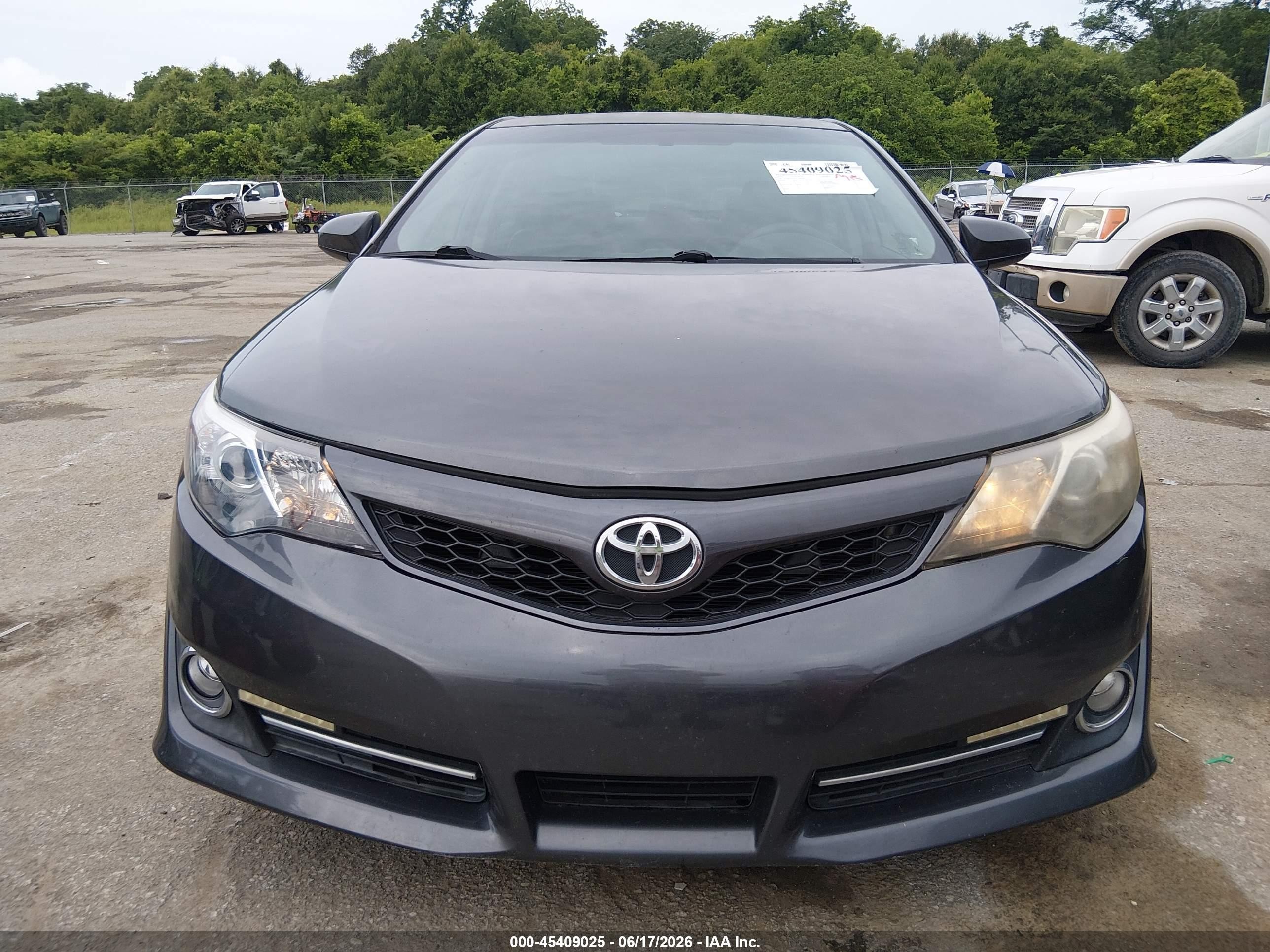 2012 Toyota Camry Se Gray vin: 4T1BF1FK5CU128748