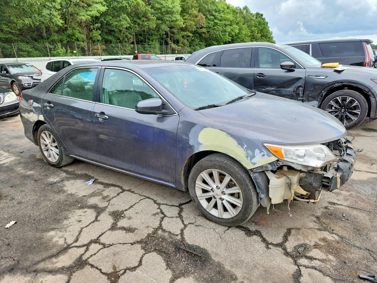 2012 Toyota Camry Xle Серый vin: 4T1BF1FK5CU151771