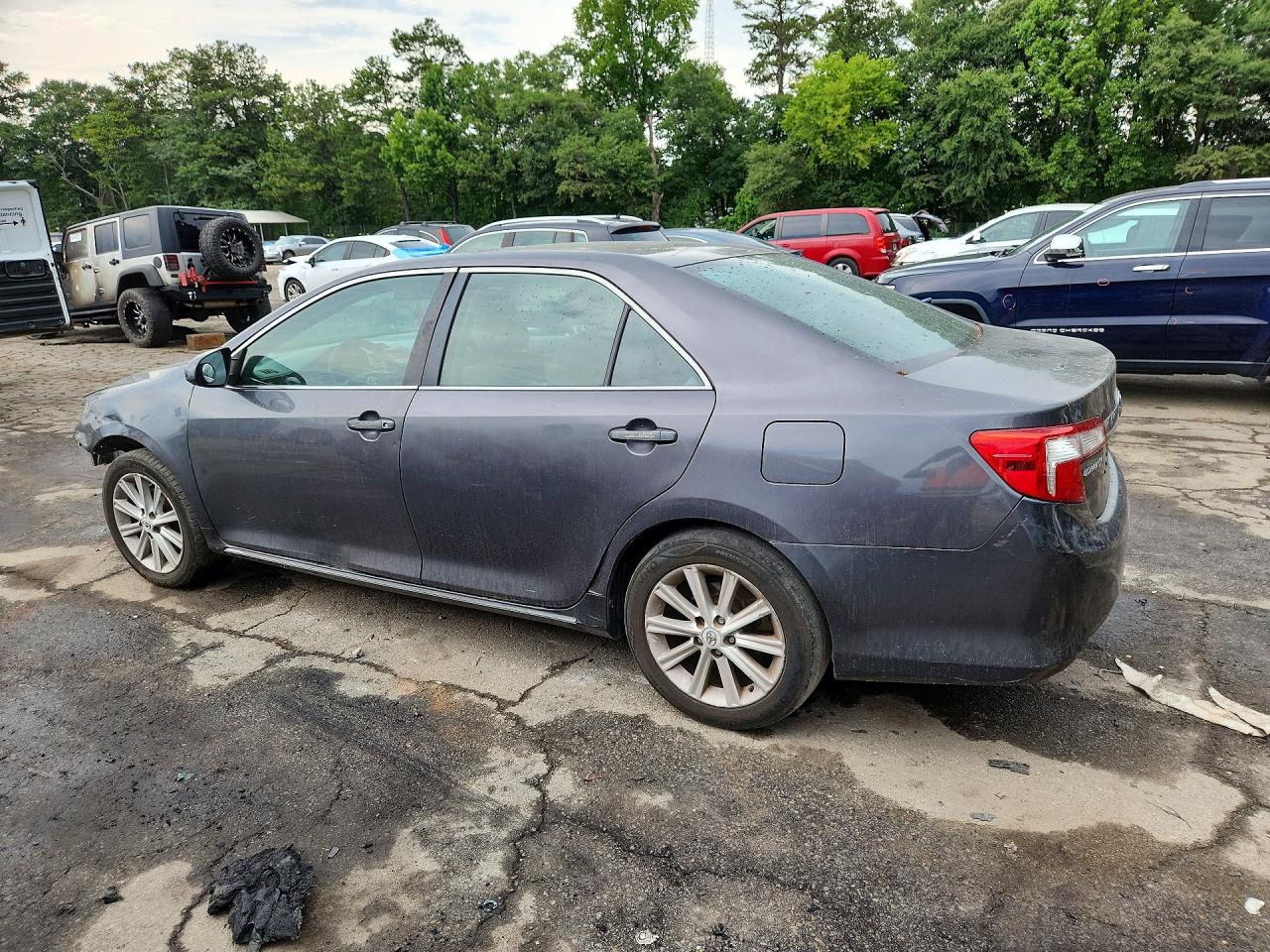 2012 Toyota Camry Xle Серый vin: 4T1BF1FK5CU151771