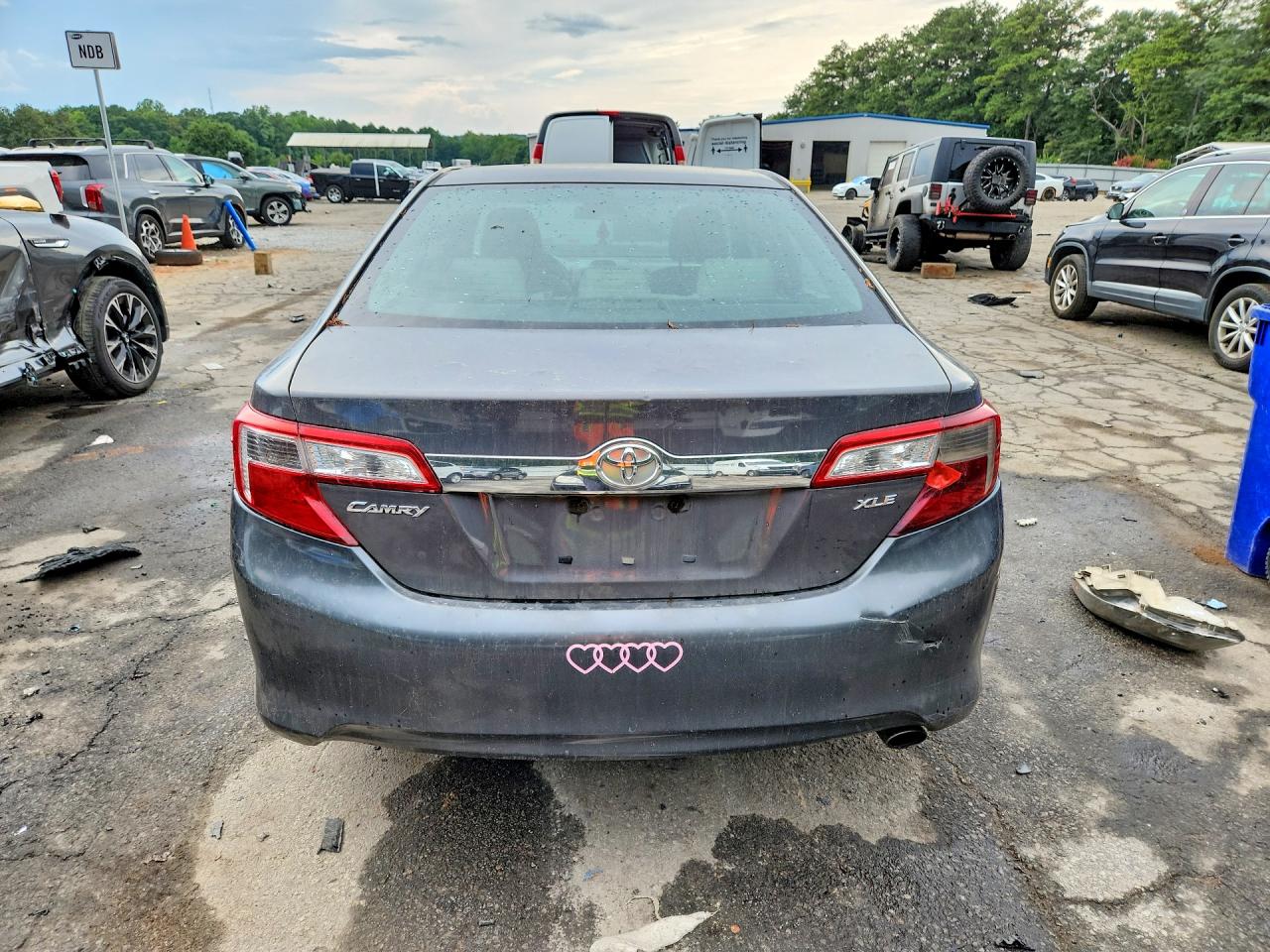 2012 Toyota Camry Xle Серый vin: 4T1BF1FK5CU151771