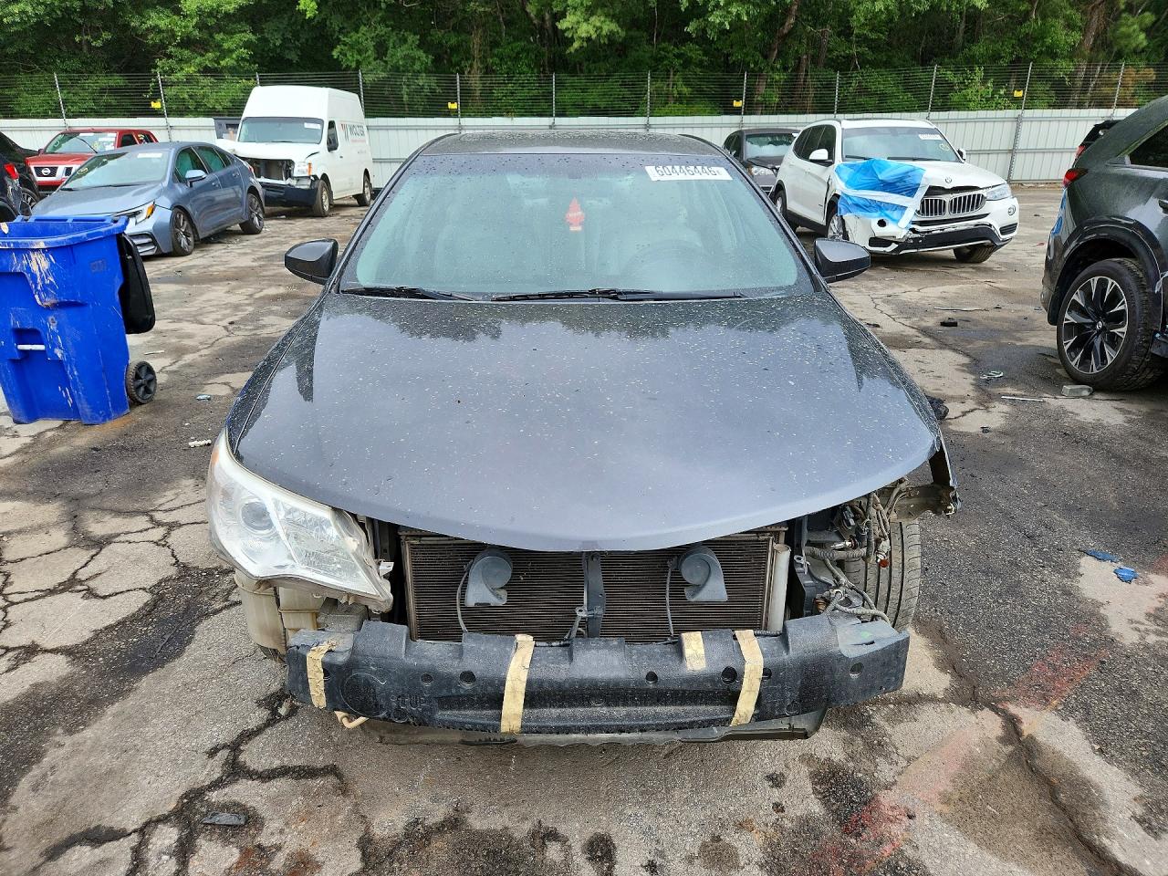 2012 Toyota Camry Xle Серый vin: 4T1BF1FK5CU151771