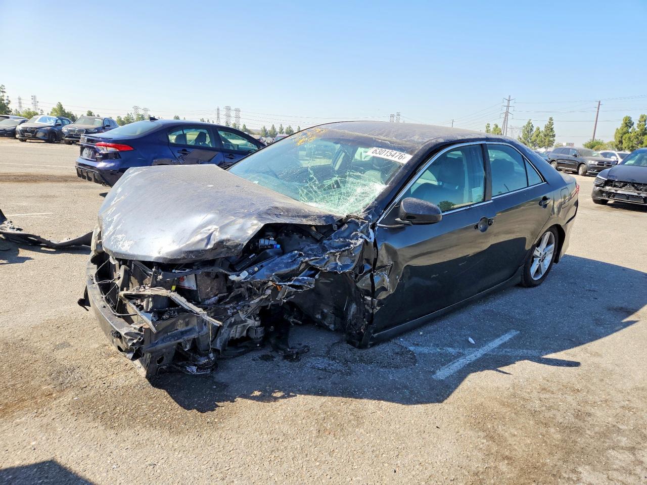 2012 Toyota Camry Se Gray vin: 4T1BF1FK5CU155089