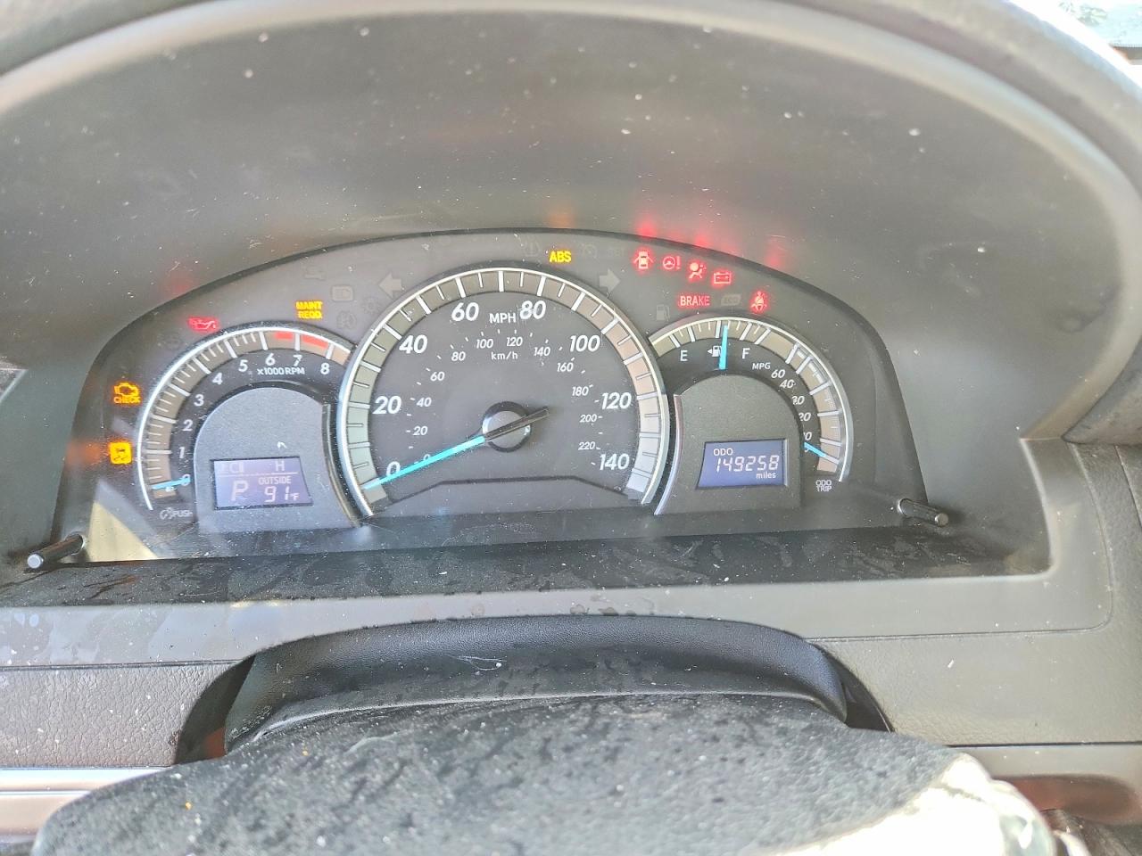 2012 Toyota Camry Se Gray vin: 4T1BF1FK5CU155089