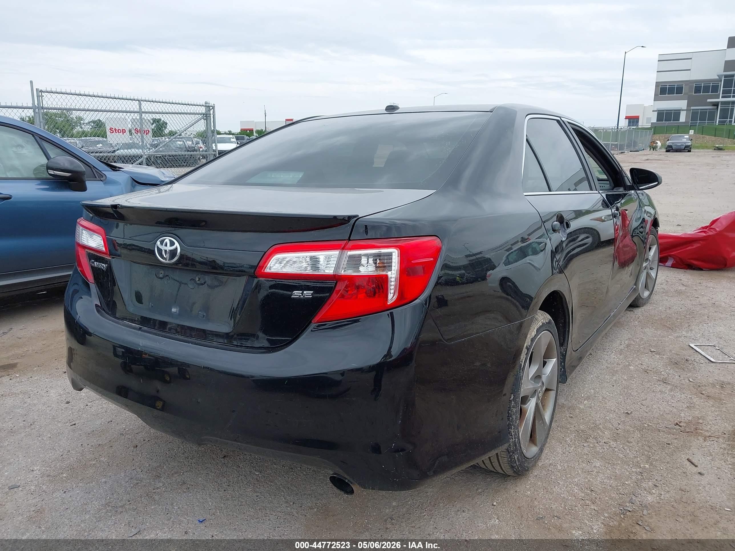 2012 Toyota Camry Se Limited Edition Черный vin: 4T1BF1FK5CU156307