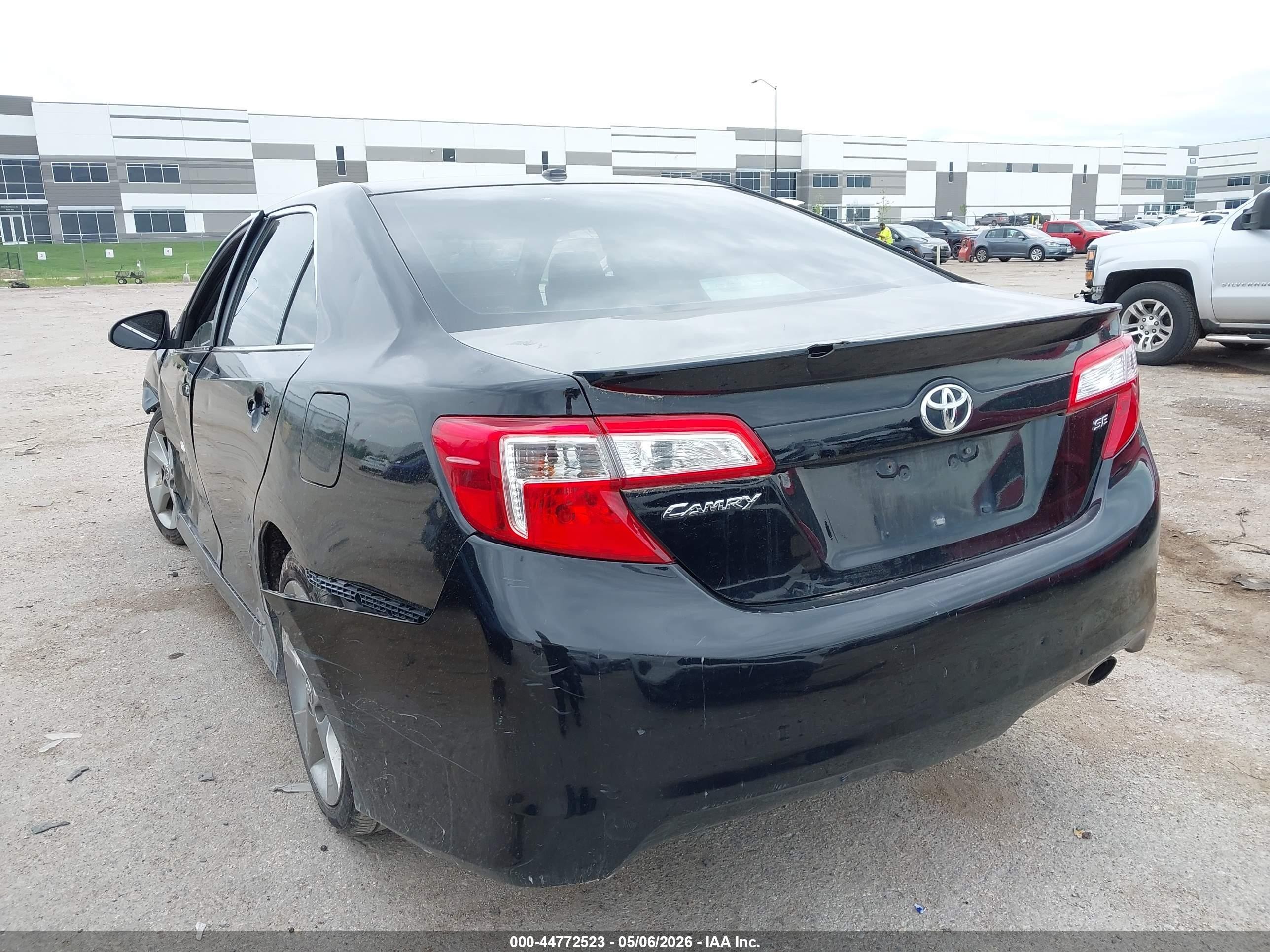 2012 Toyota Camry Se Limited Edition Черный vin: 4T1BF1FK5CU156307