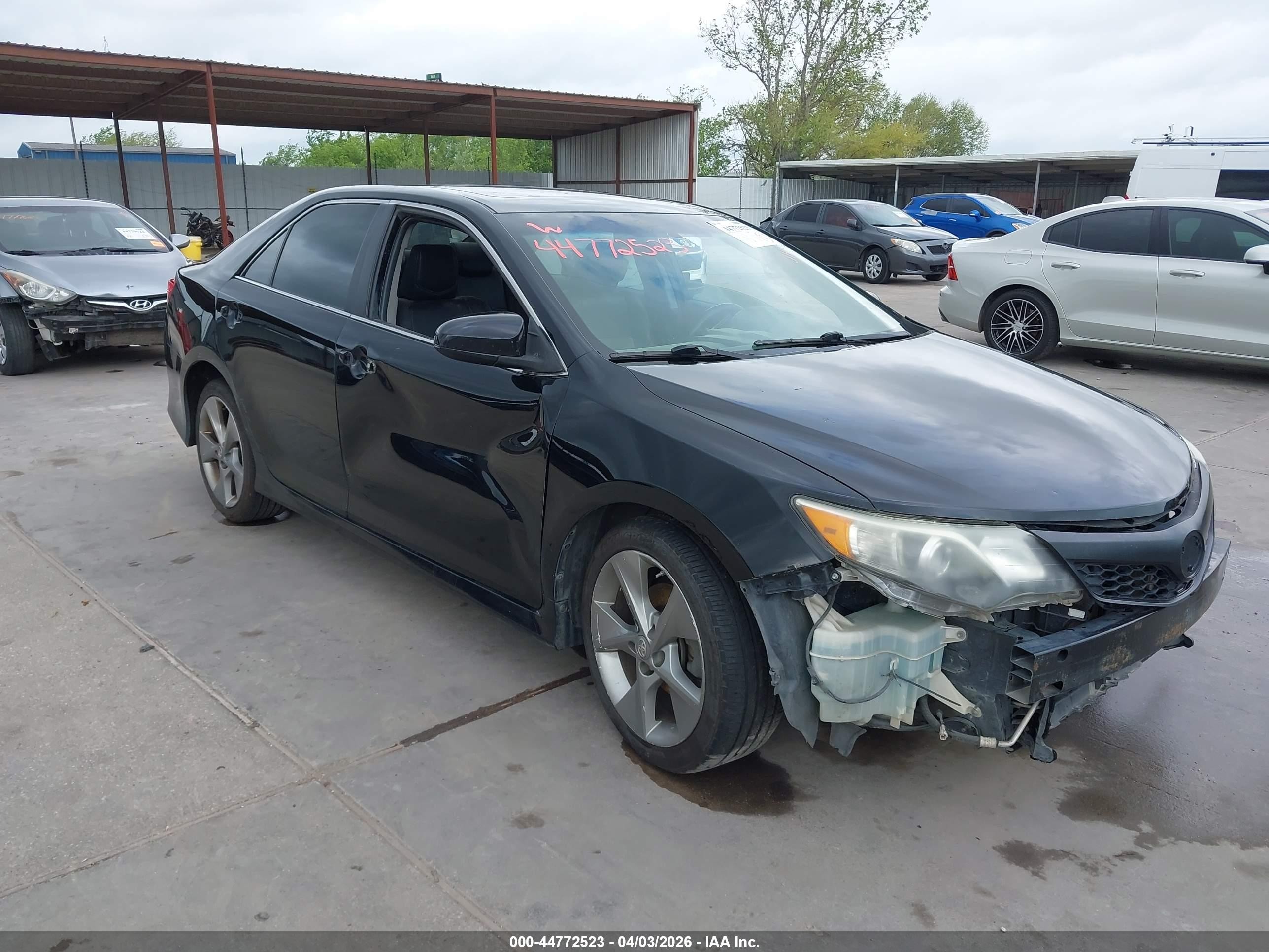 2012 Toyota Camry Se Limited Edition Черный vin: 4T1BF1FK5CU156307