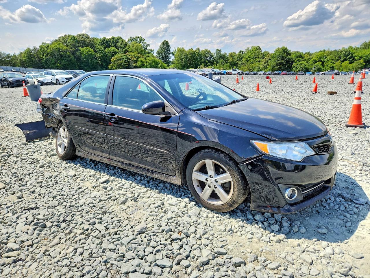 2012 Toyota Camry Se Black vin: 4T1BF1FK5CU163614