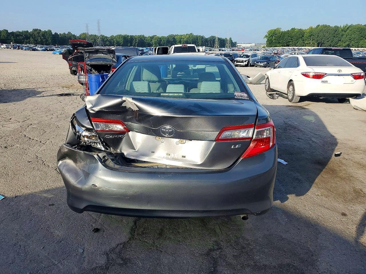 2012 Toyota Camry Le Gray vin: 4T1BF1FK5CU166576