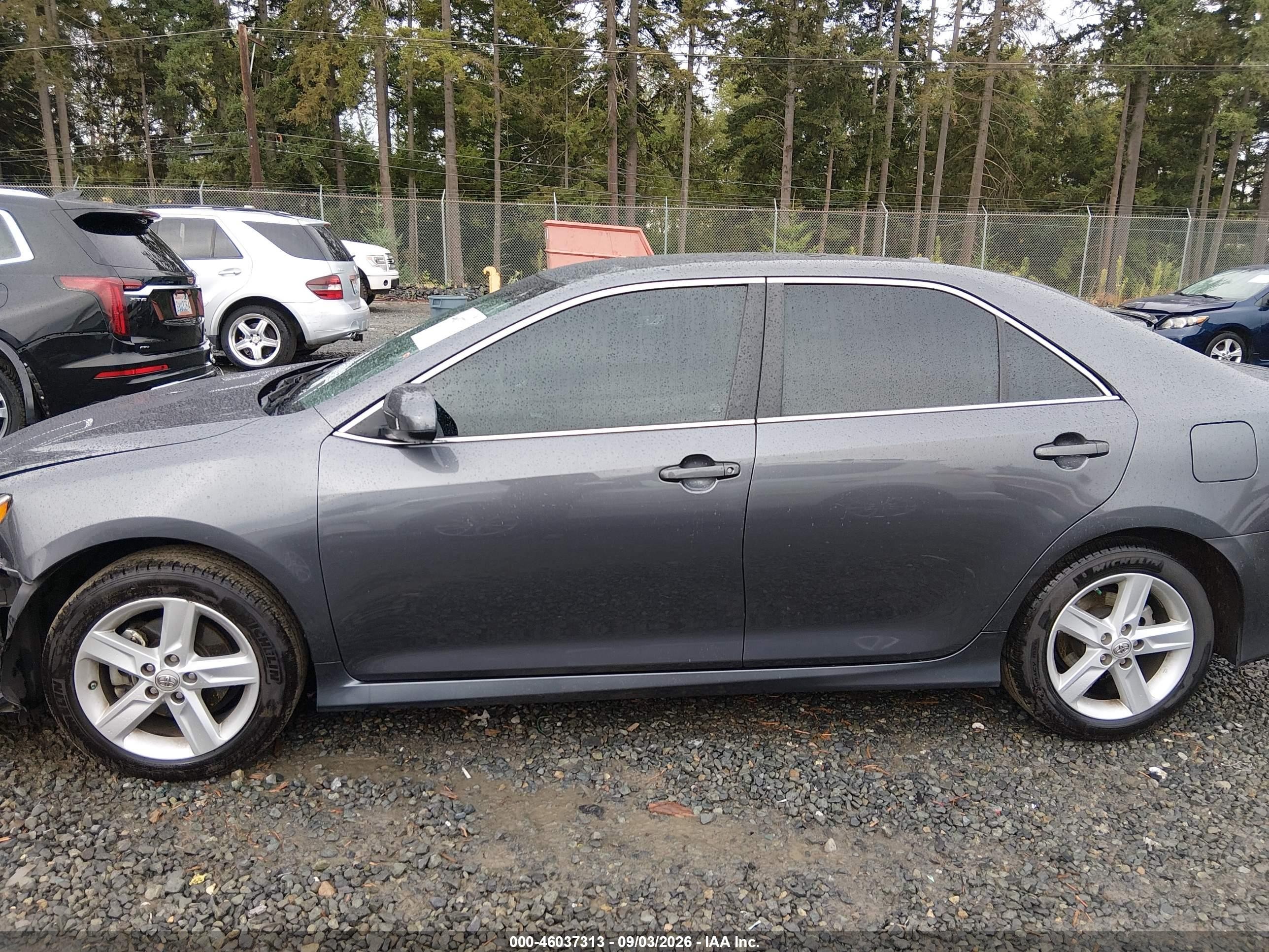 2012 Toyota Camry Se Gray vin: 4T1BF1FK5CU170711