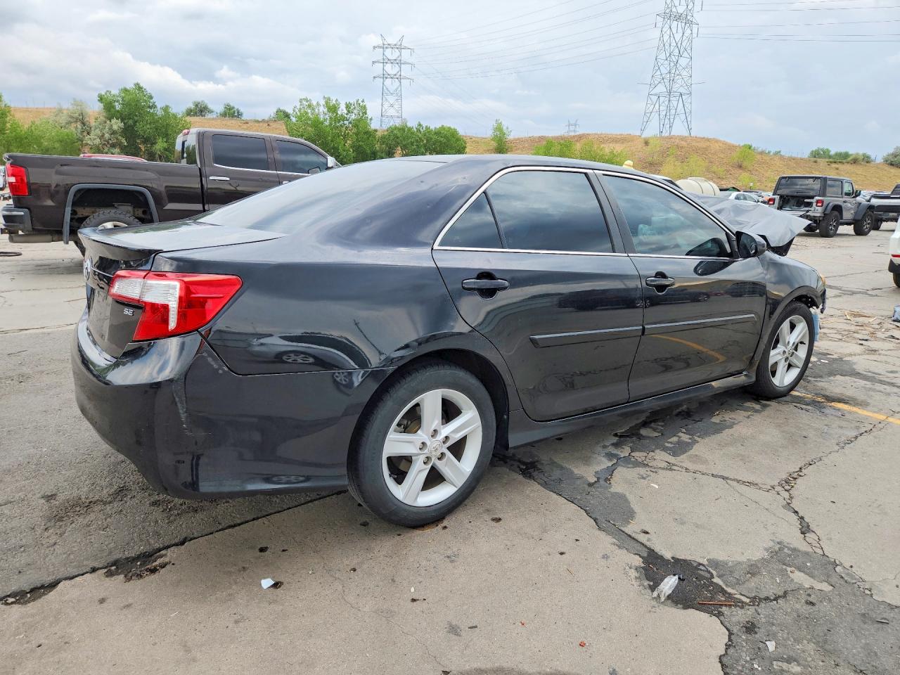 2012 Toyota Camry Se Черный vin: 4T1BF1FK5CU191610